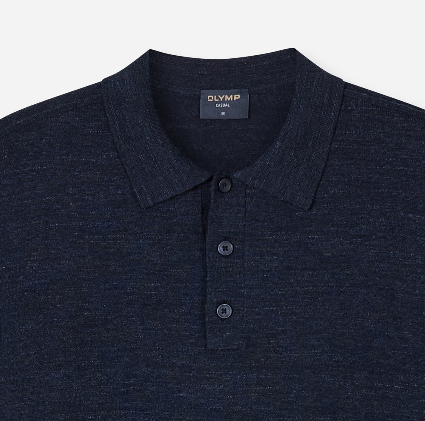 OLYMP Polo »Strick Casual« mit Knopfleiste, regular fit