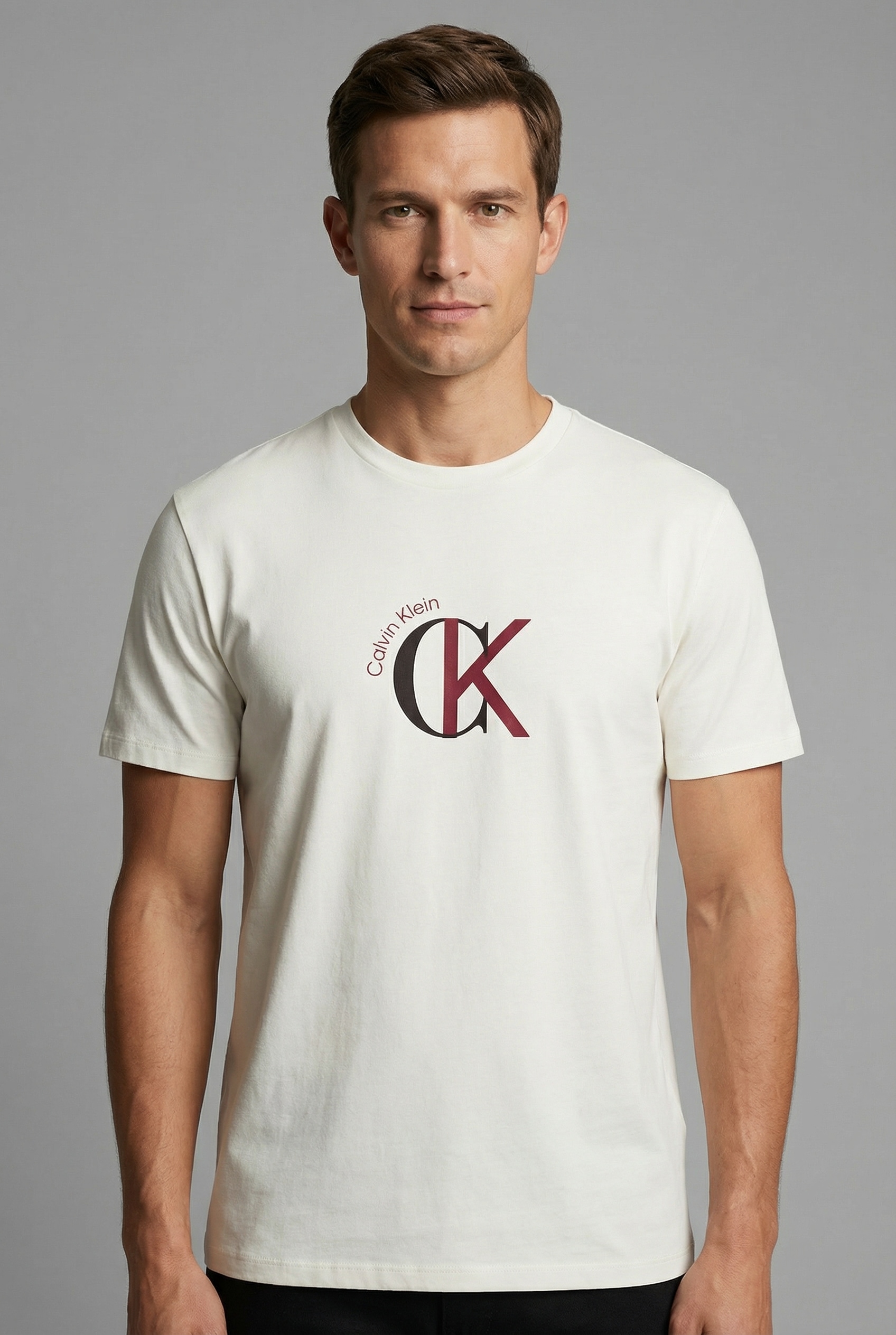 Calvin Klein Jeans T-shirt Regular fit mit Rundhalsausschnitt