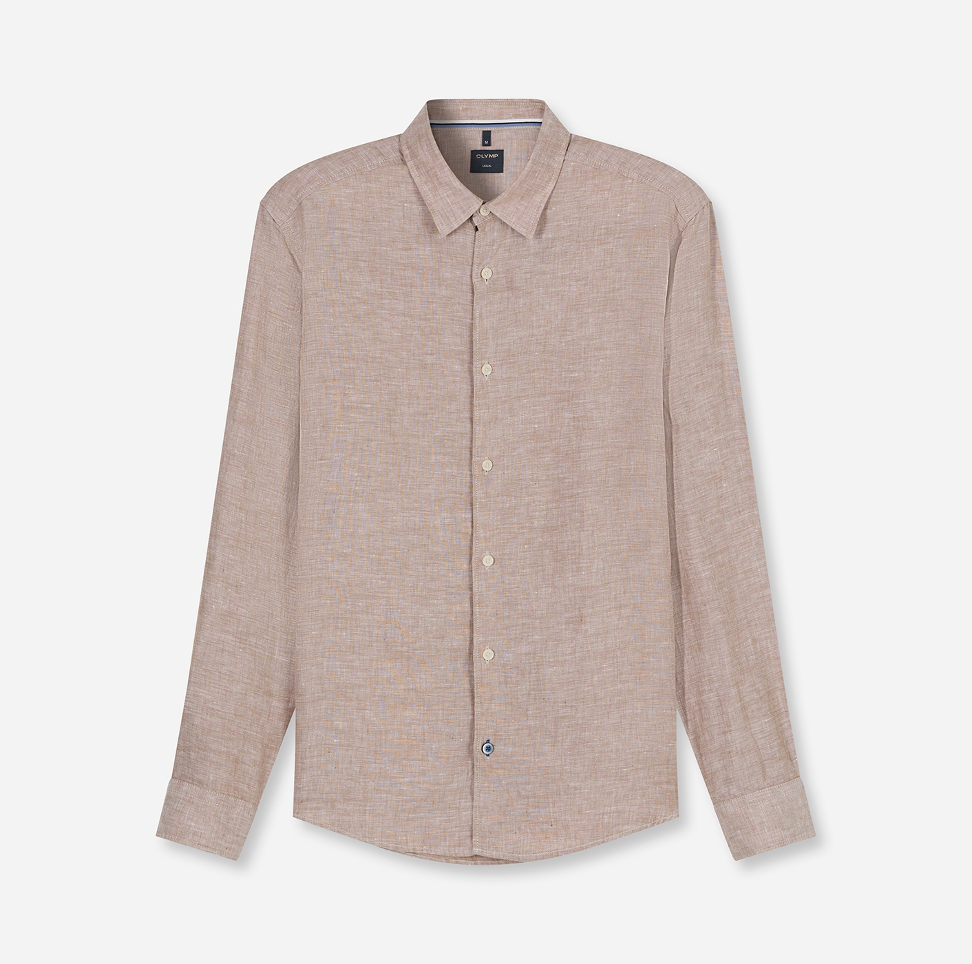 OLYMP Chemise en lin Kentkragen, casual