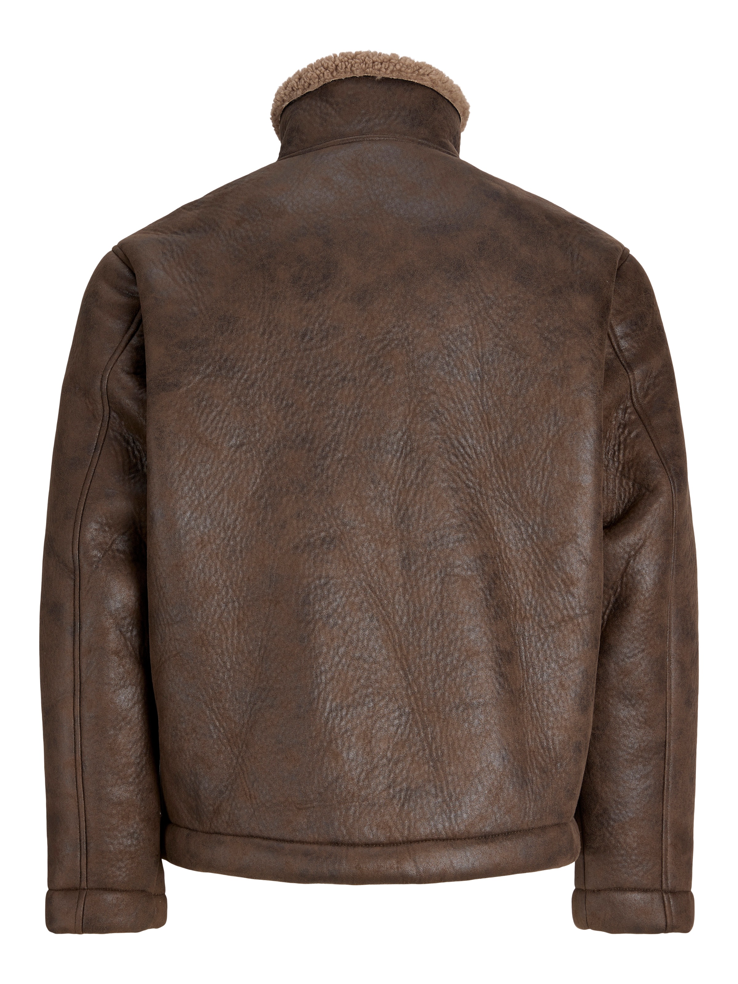 Jack & Jones Pilotenjacke »JORSALAMANCO FLIGHT JACKET SN« Polyester, Innenkragen mit Teddy Material