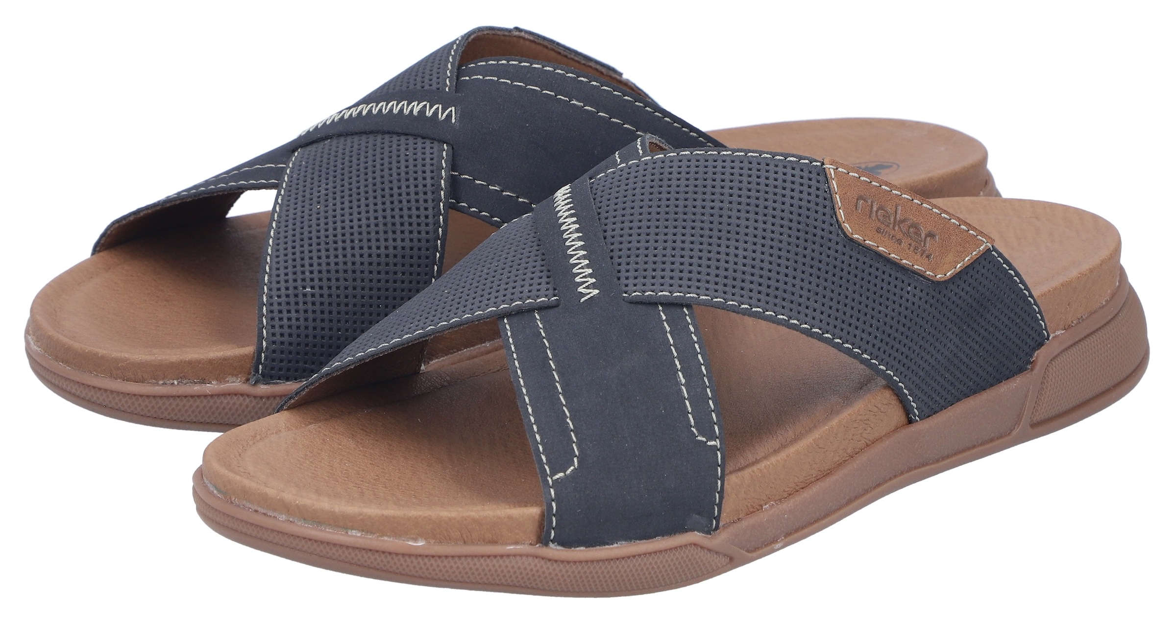 Rieker Pantolette  Chaussure d'été, chaussure d’intérieur, chaussure de vacances forme confortable