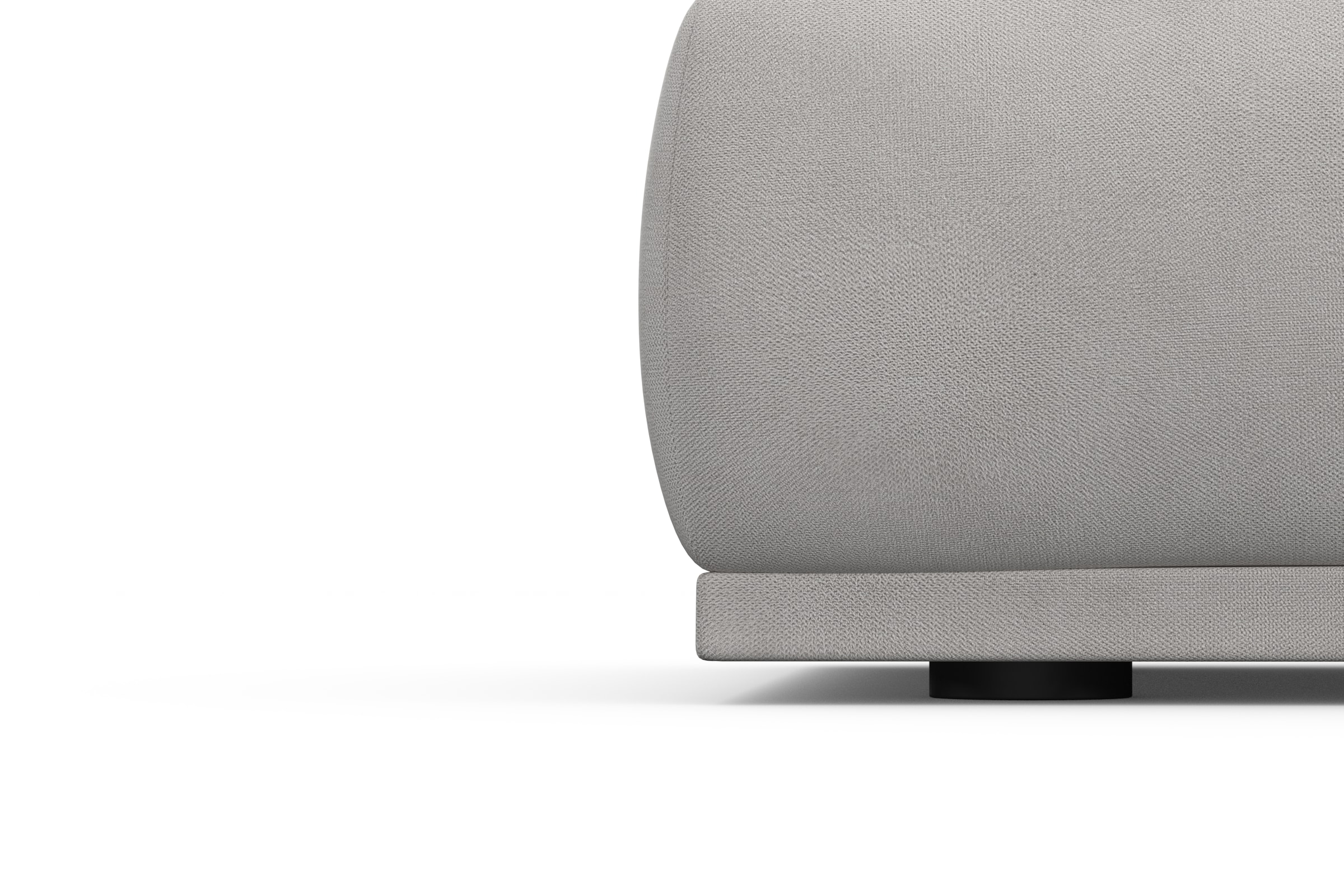 TRENDMANUFAKTUR Tabouret »Braga 85 x 85 cm, Japandi-Stil, hochwertiger Kaltschaum« 1 cuis tlg. pouf rembourré moderne, 85/42/85 cm (L/H/P)