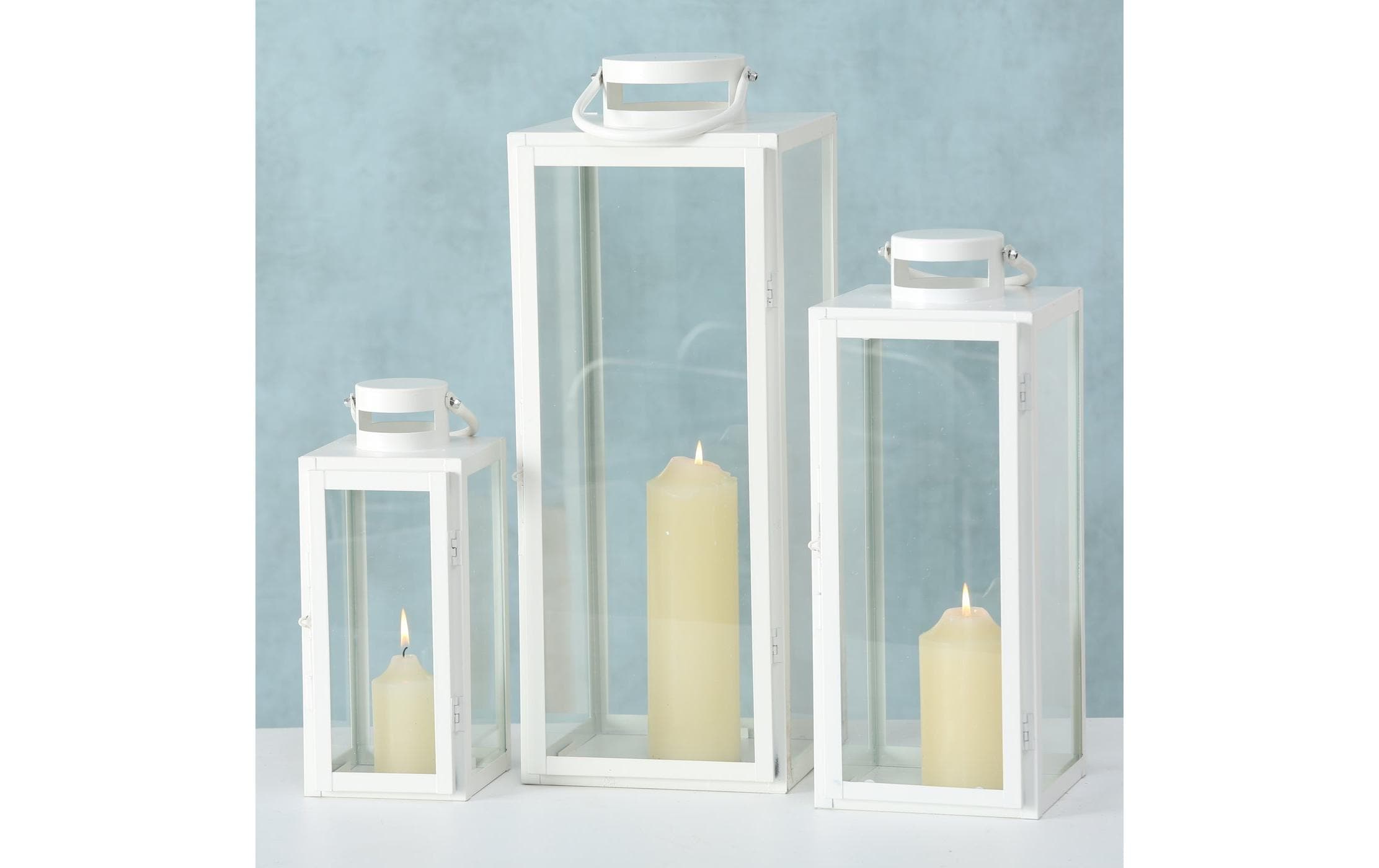 BOLTZE Kerzenlaterne »Arana 3-teilig«