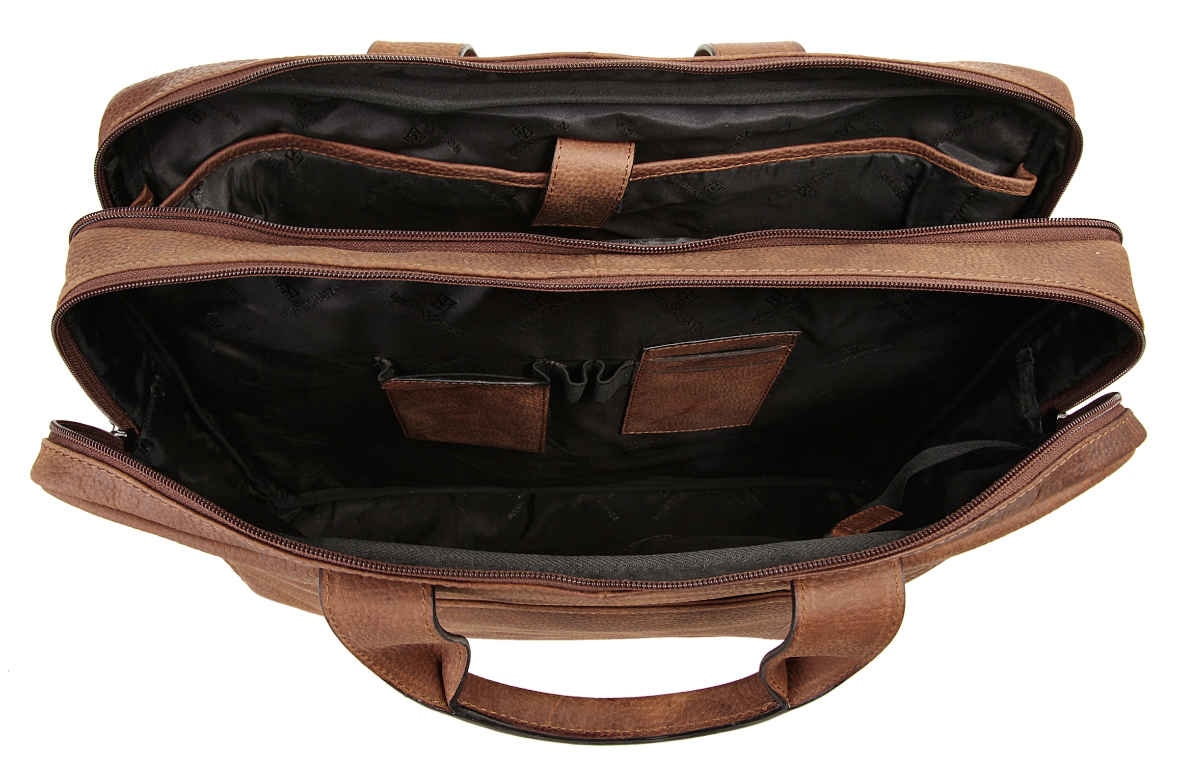 BODENSCHATZ Mallette echt Leder