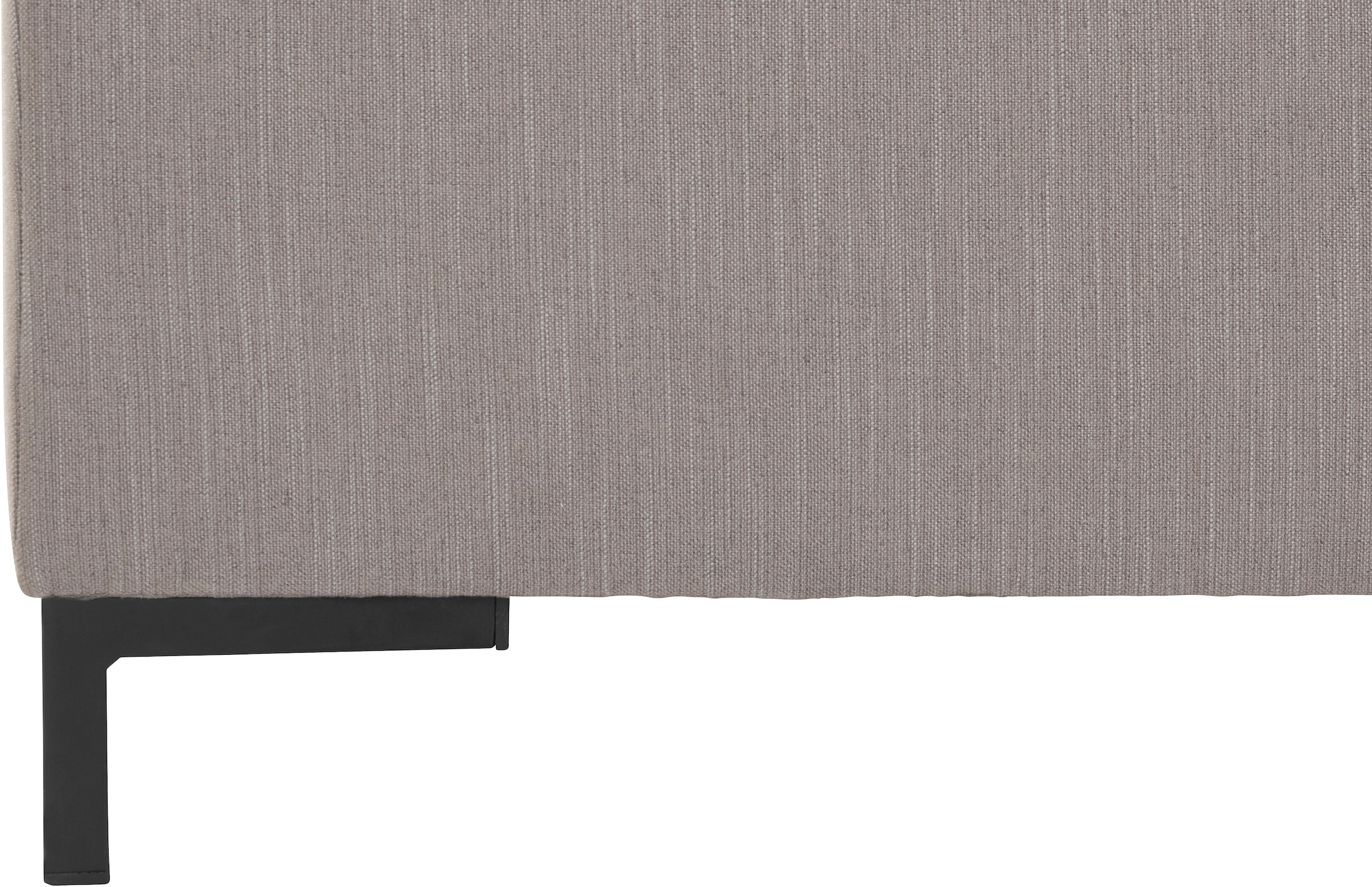 GOODproduct Ecksofa »Grazzo, zeitlos & elegant, moderne Sitzheftung, Breite 266cm, L-Form« hochwertige Stoffe aus recyceltem Material, Steppung im Sitzbereich