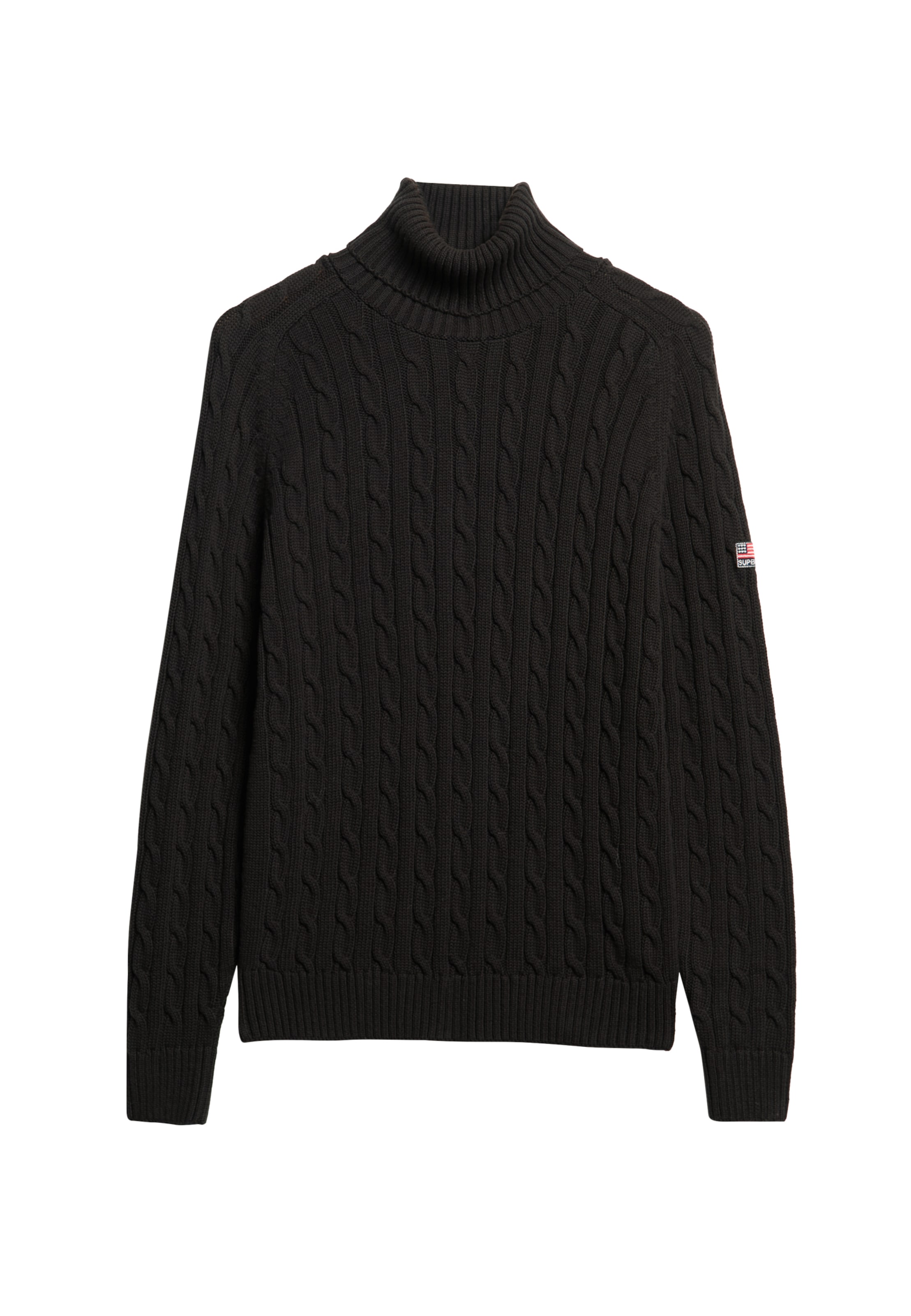Superdry Rollkragenpullover »SLOUCHY CABLE ROLL NECK« Baumwolle, loose fit