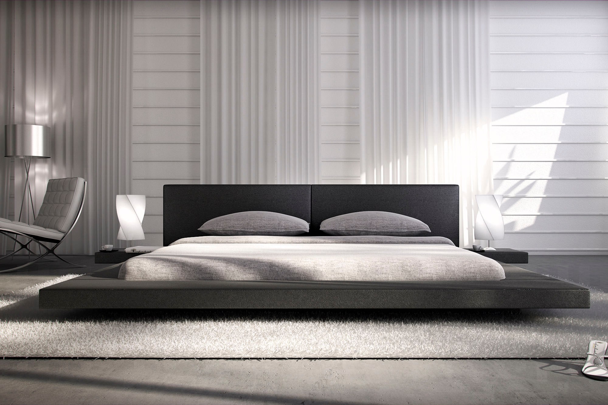 SalesFever Polsterbett »Komfortables Kunstlederbett für erholsamen Schlaf« Stilvolles Lounge-Bett mit integriertem Nachttisch
