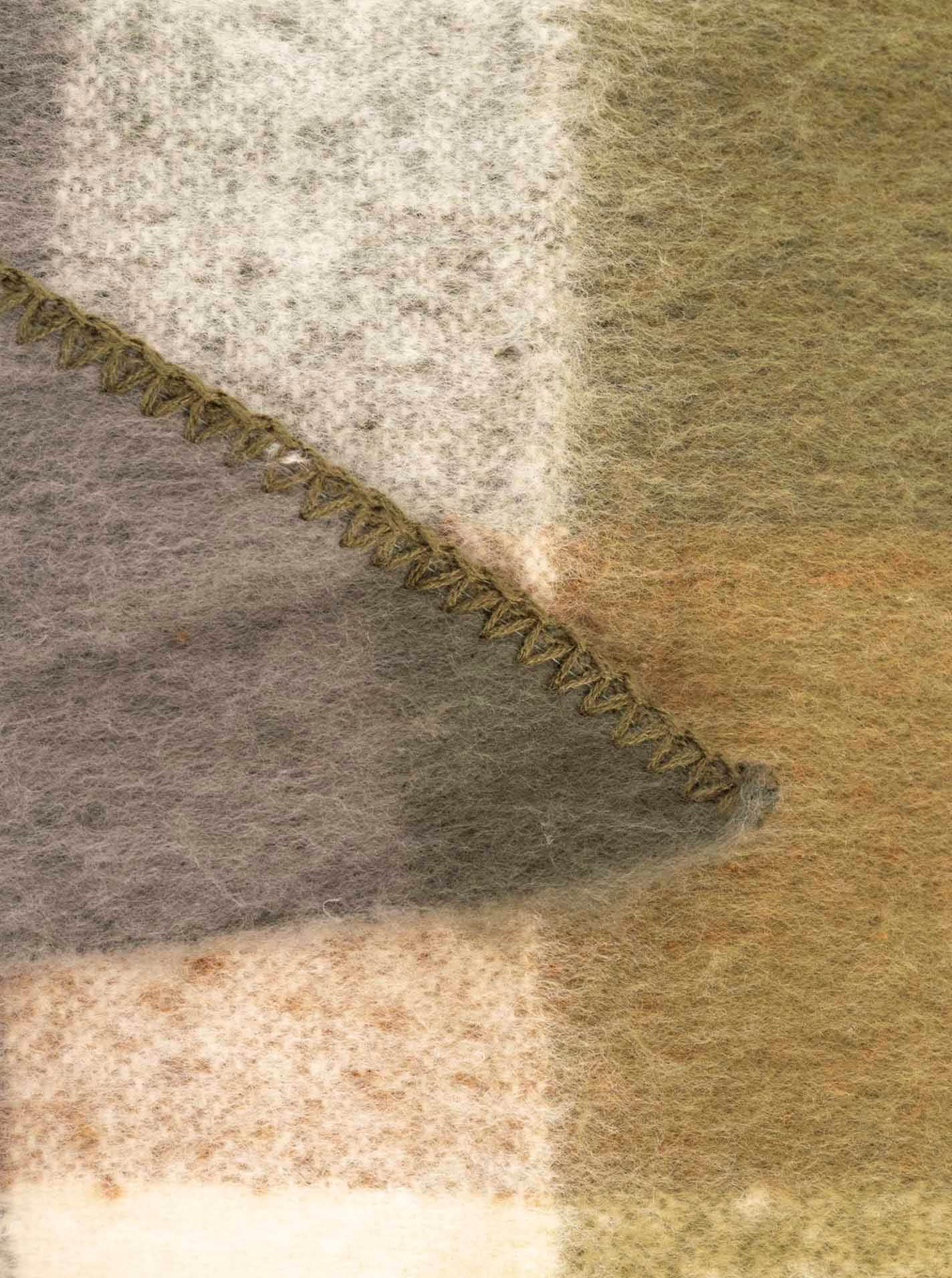 Zwillingsherz Foulard triangulaire »"Karo"« grand motif à carreaux, qualité douce, forme triangulaire