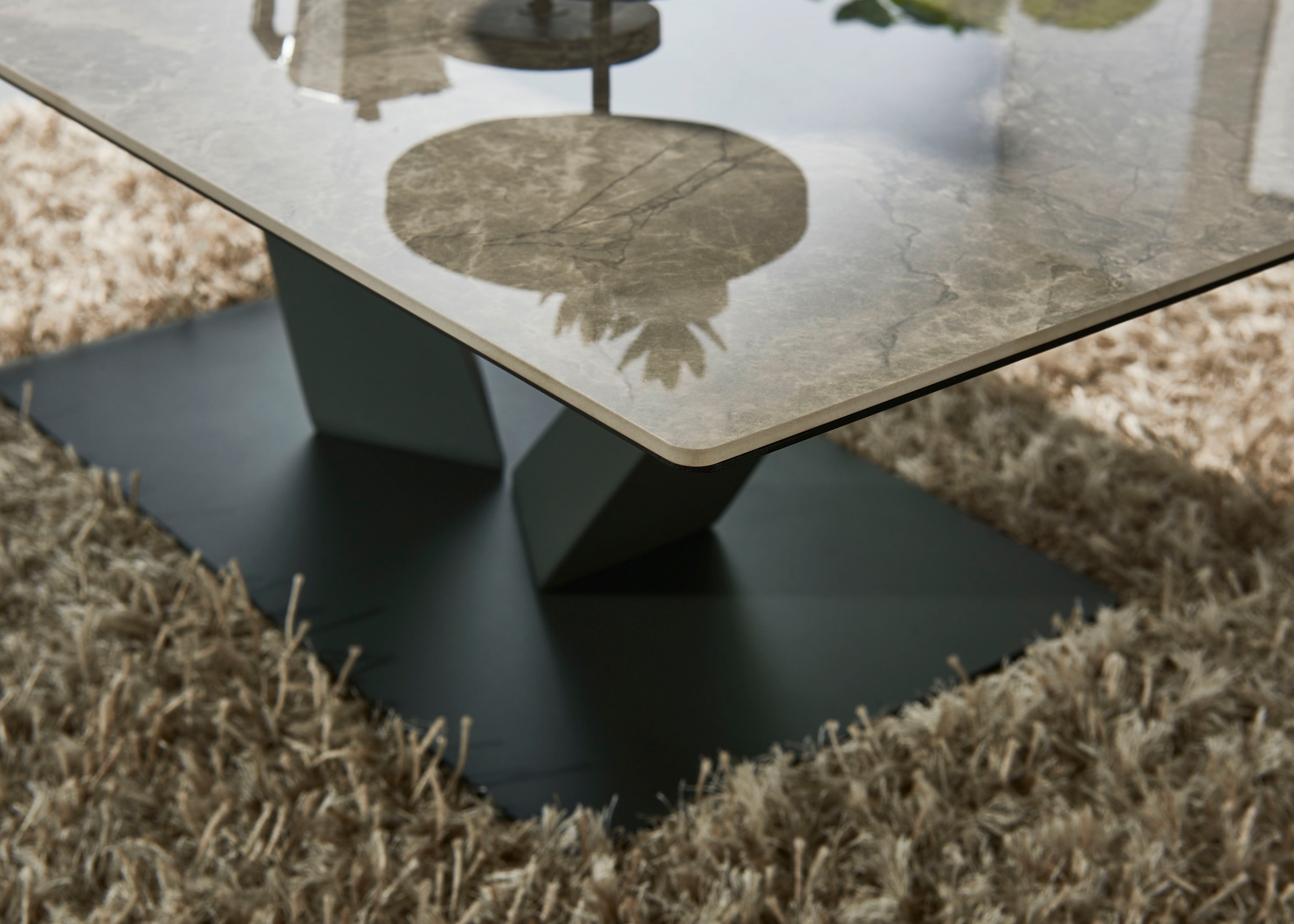 Stolkom Table basse »Gisele« 120 cm breit mit Keramikoberfläche