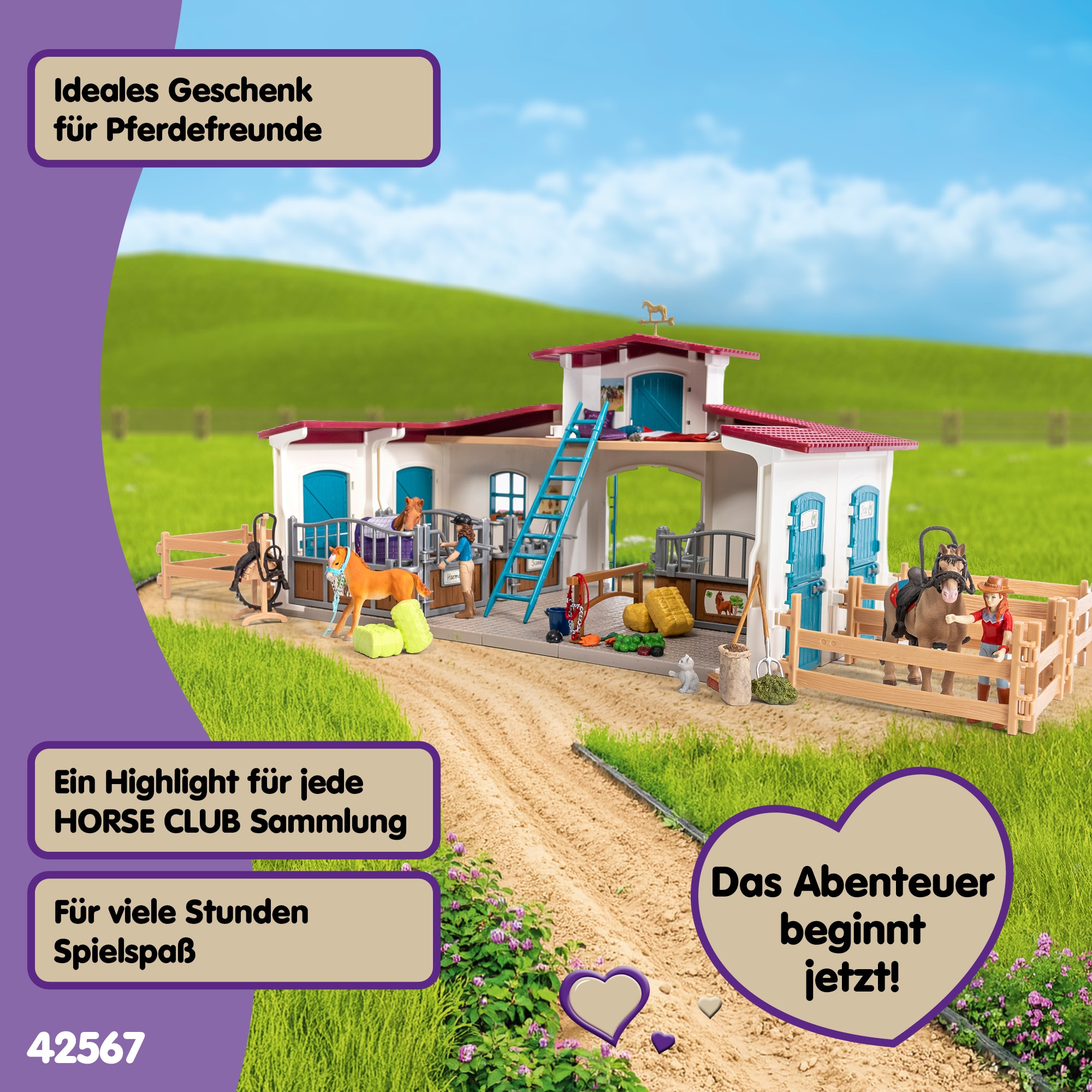Schleich® Monde de jeu »HORSE CLUB, Reiterhof (42567)«
