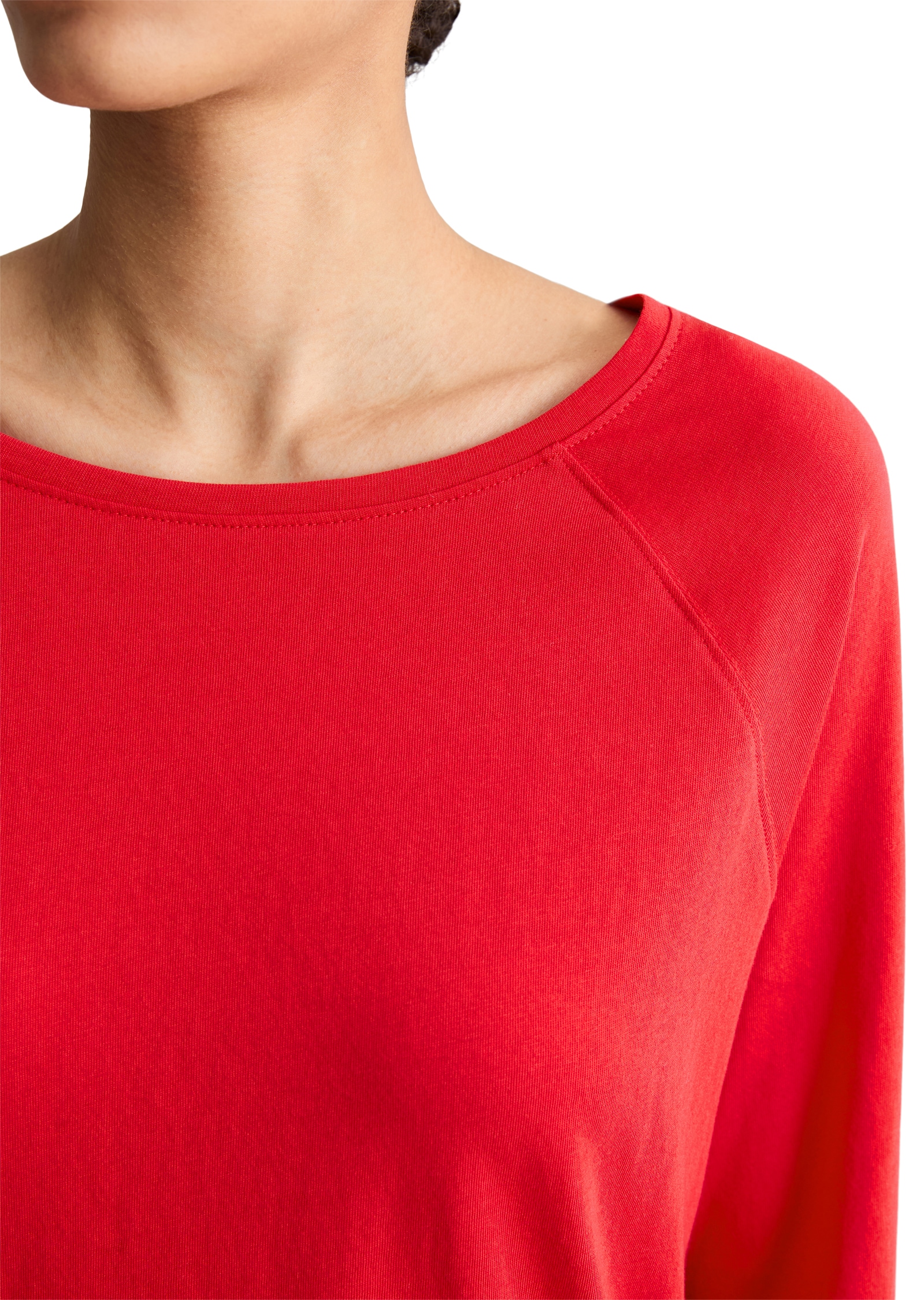 Marc O'Polo DENIM T-shirt à manches longues relaxed fit mit Raglan-Ärmeln, U-Boot-Ausschnitt