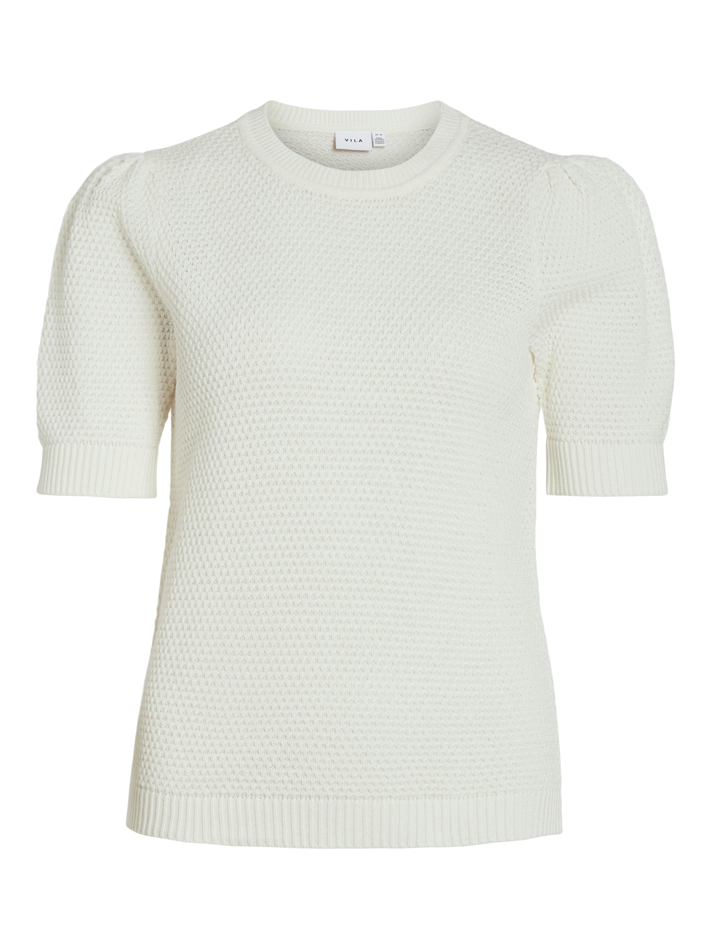 Vila Pull à manches courtes »VIDALO O-NECK S/S KNIT TOP - NOOS«