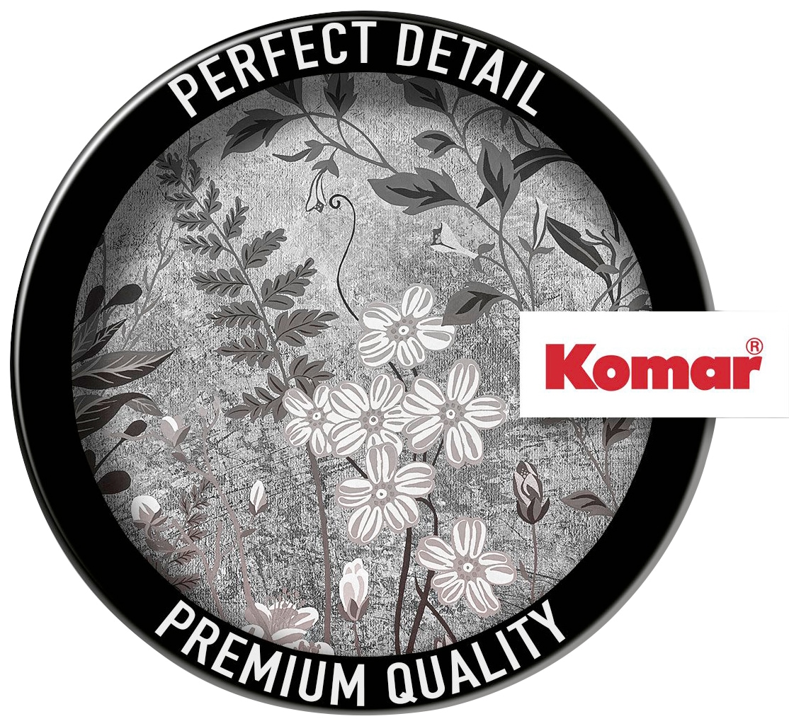Komar Papier peint intissé »Digitaldruck Vlies -  Moonlight Flowers - Grösse 200 x 250 cm« imprimé Wohnzimmer, Schlafzimmer