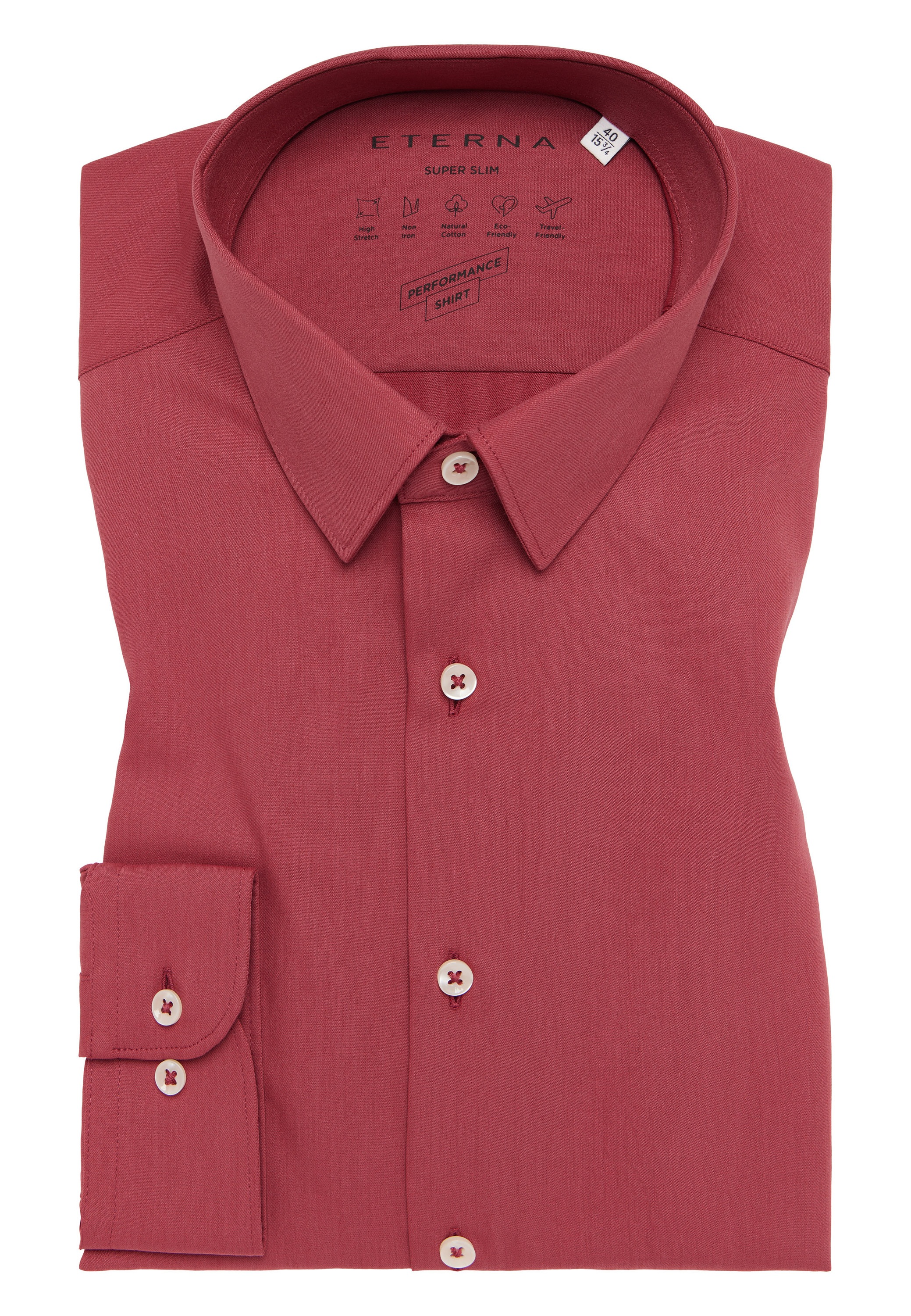 Eterna Langarmhemd »SUPER SLIM« NON IRON (bügelfrei)