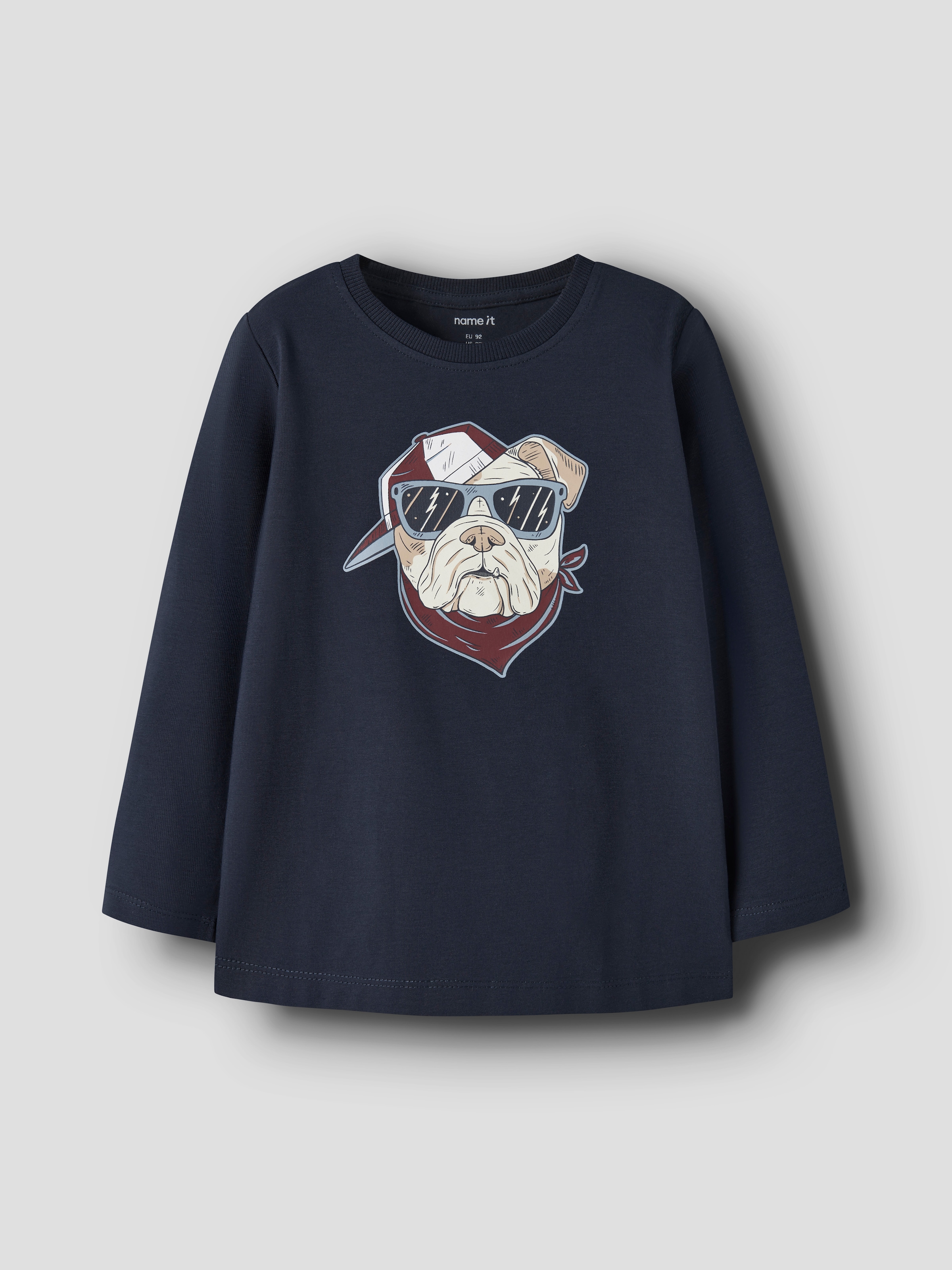 Name It T-shirt à manches longues »NMMVUX 2P LS TOP« Paquet, 2 Mélange de coton, coupe normale