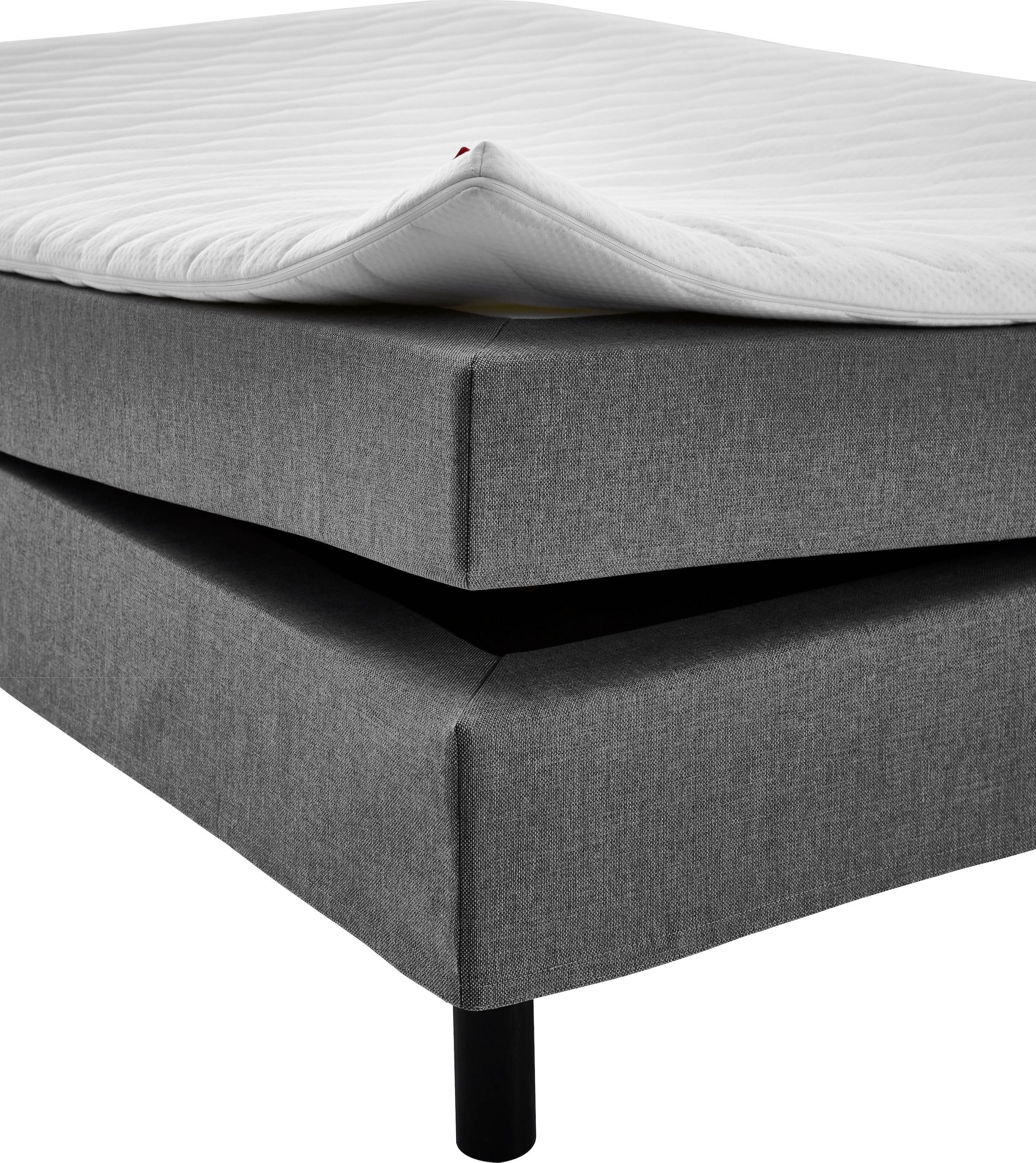 ATLANTIC home collection Boxbett »Happy« ohne Kopfteil, mit Topper, wahlweise mit oder ohne Bettwaren