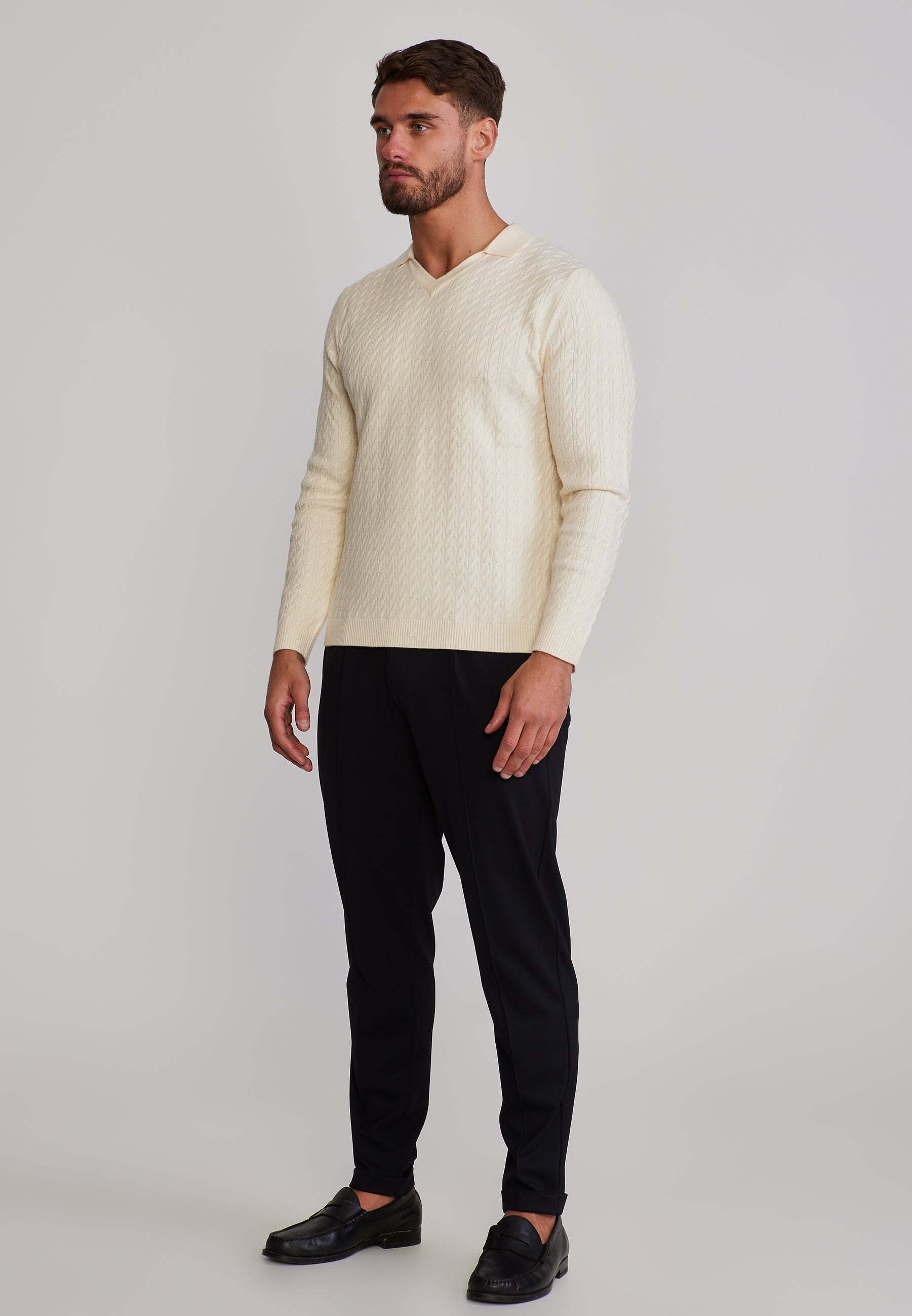 Siksilk Langarm-Poloshirt »Siksilk Langarmpolo Knitted Polo«