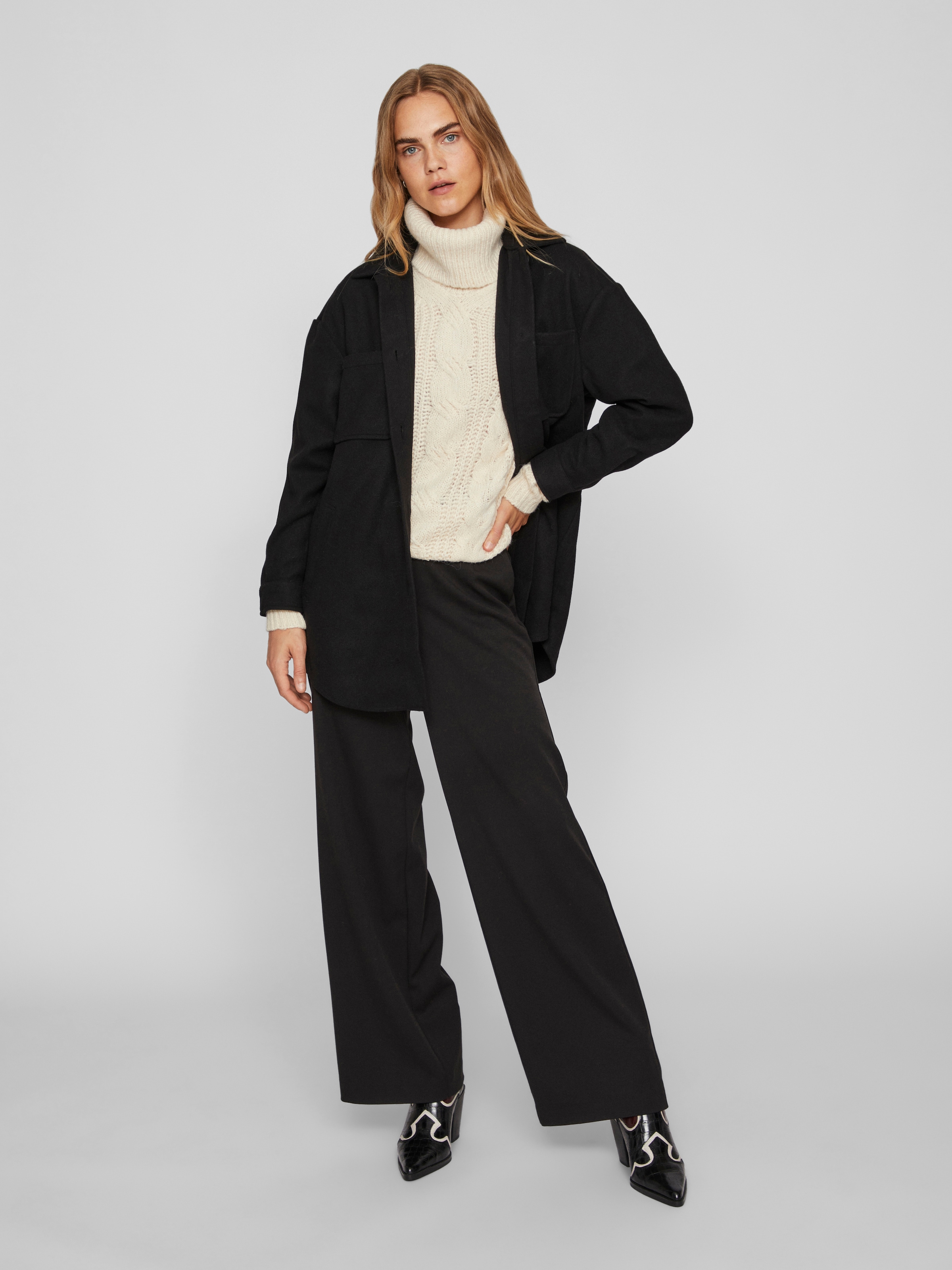 Vila Hemdjacke »VIKIMMI SHIRT L/S JACKET - NOOS«