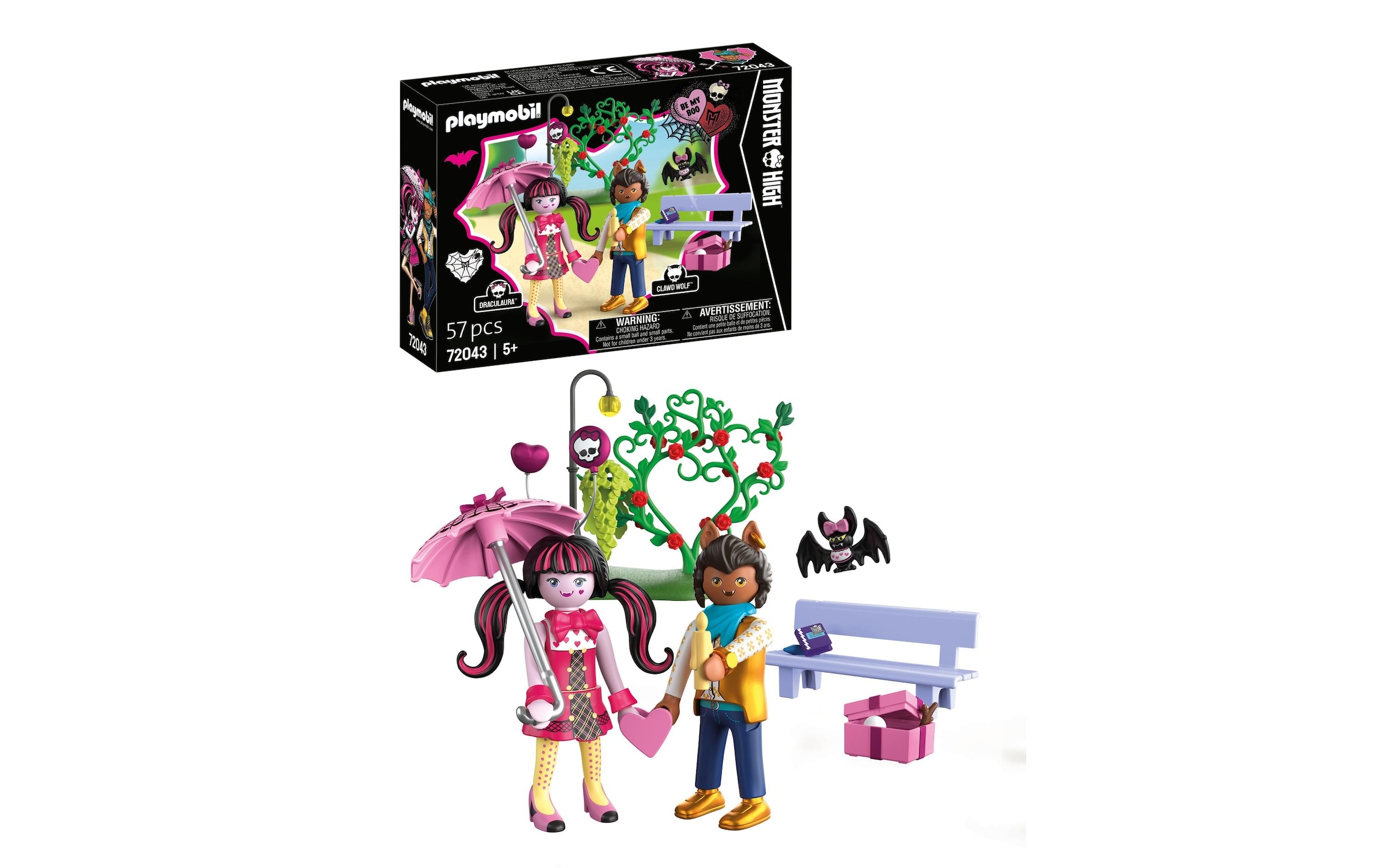 Playmobil® Konstruktions-Spielset »Valentinstagsdate (72043), Monster High™« Spielfigur