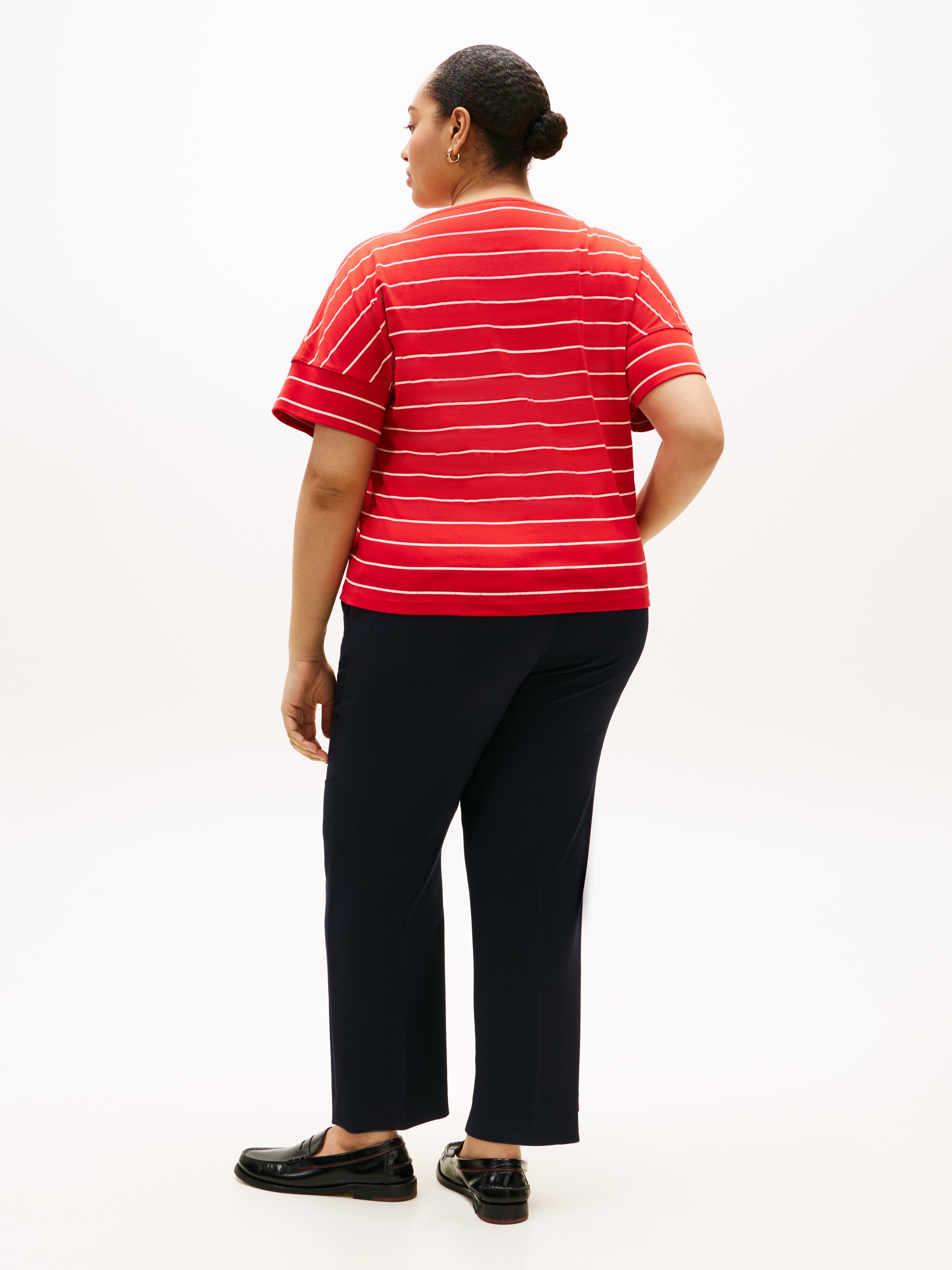 Tommy Hilfiger Curve T-shirt à manches courtes »CRV MDRN CODY CAP SLV C-NK TEE« in grossen Grössen