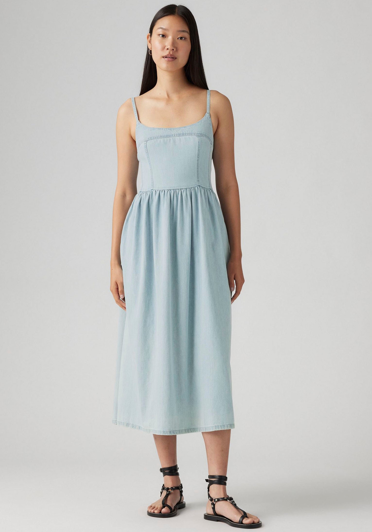 Levi's® Robe spaghetti »ALESSIE BUSTIER DRESS« Sommerkleid mit verstellbaren Trägern
