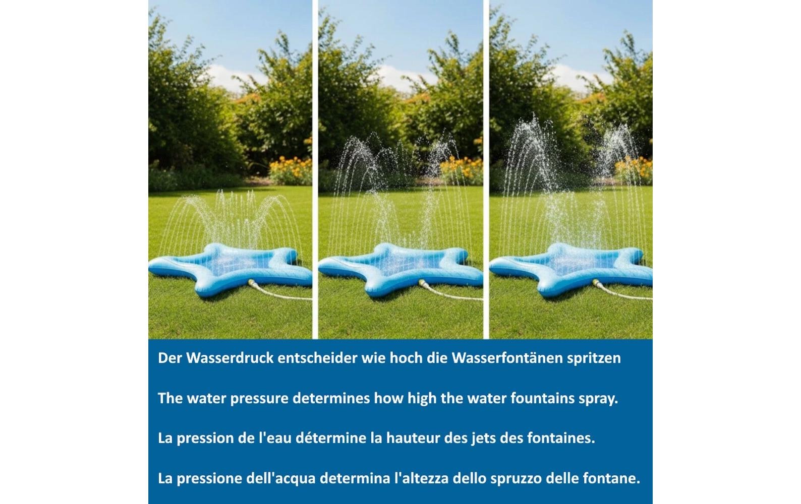 ALLEGRO Pataugeoire »mit Sprinkler Star«