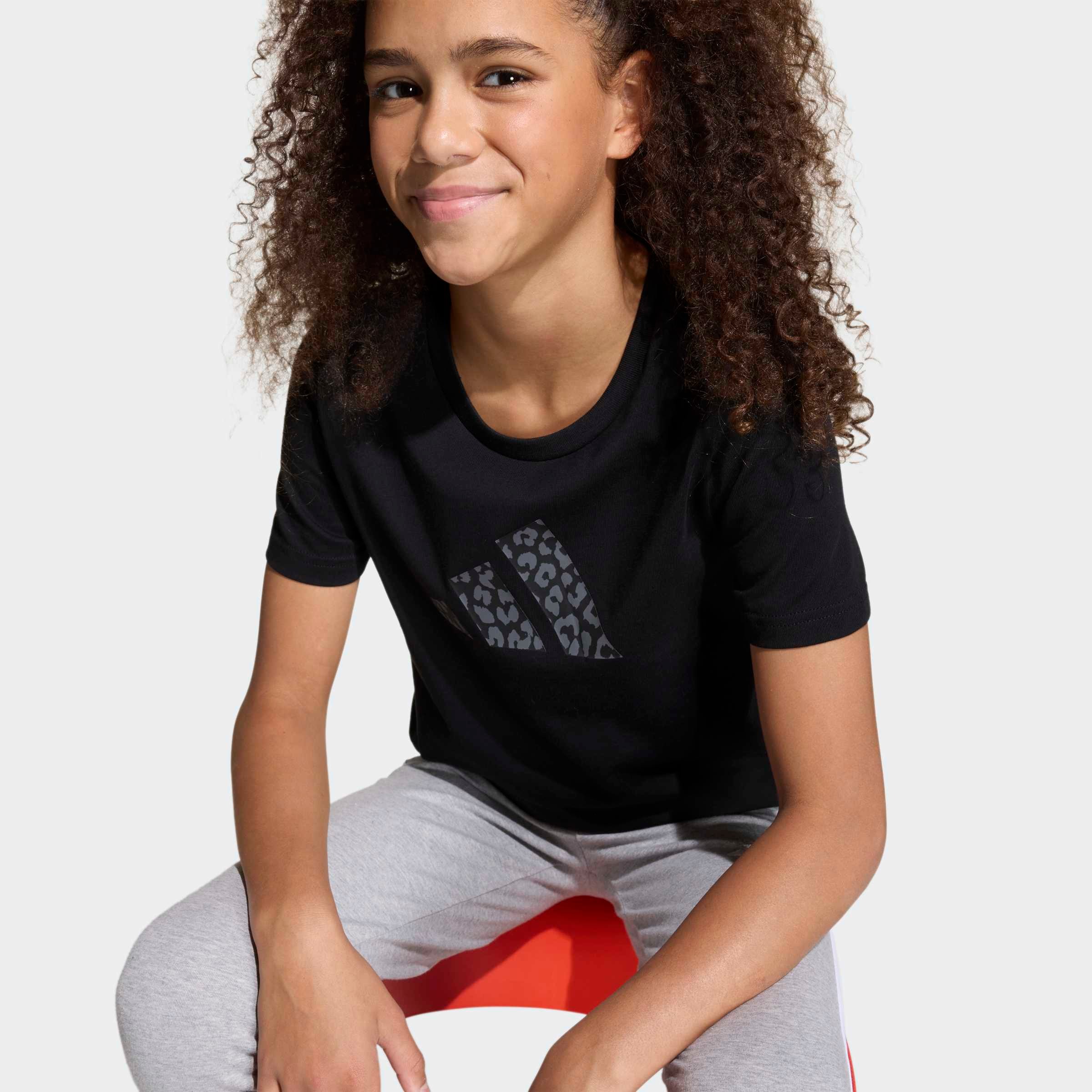 adidas Sportswear T-shirt »JUNIOR GIRLS GRAFIK, TIERMUSTER«