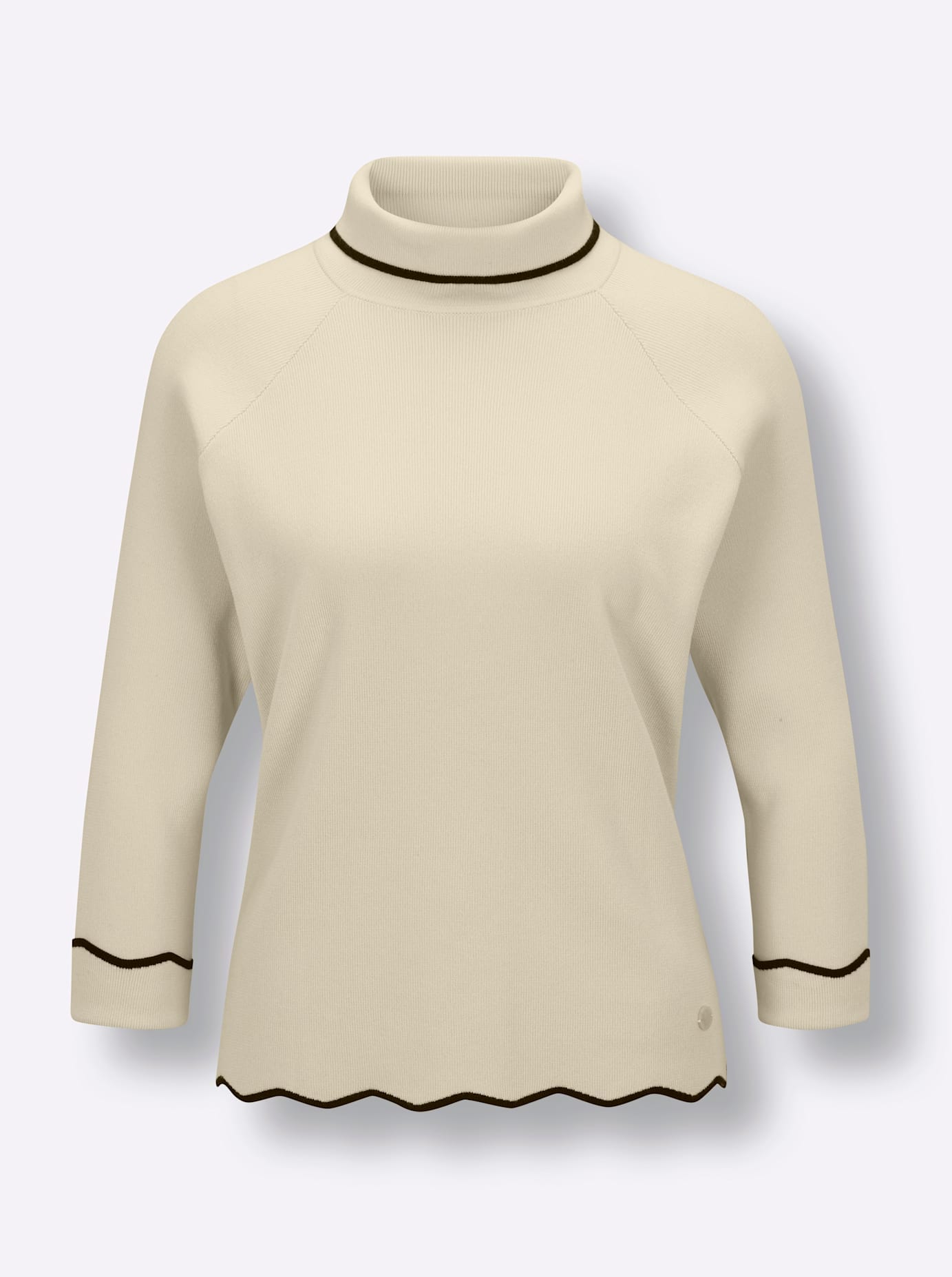 CREATION L PREMIUM Pull à col roulé »Lyocell-Polyamid-Pullover«