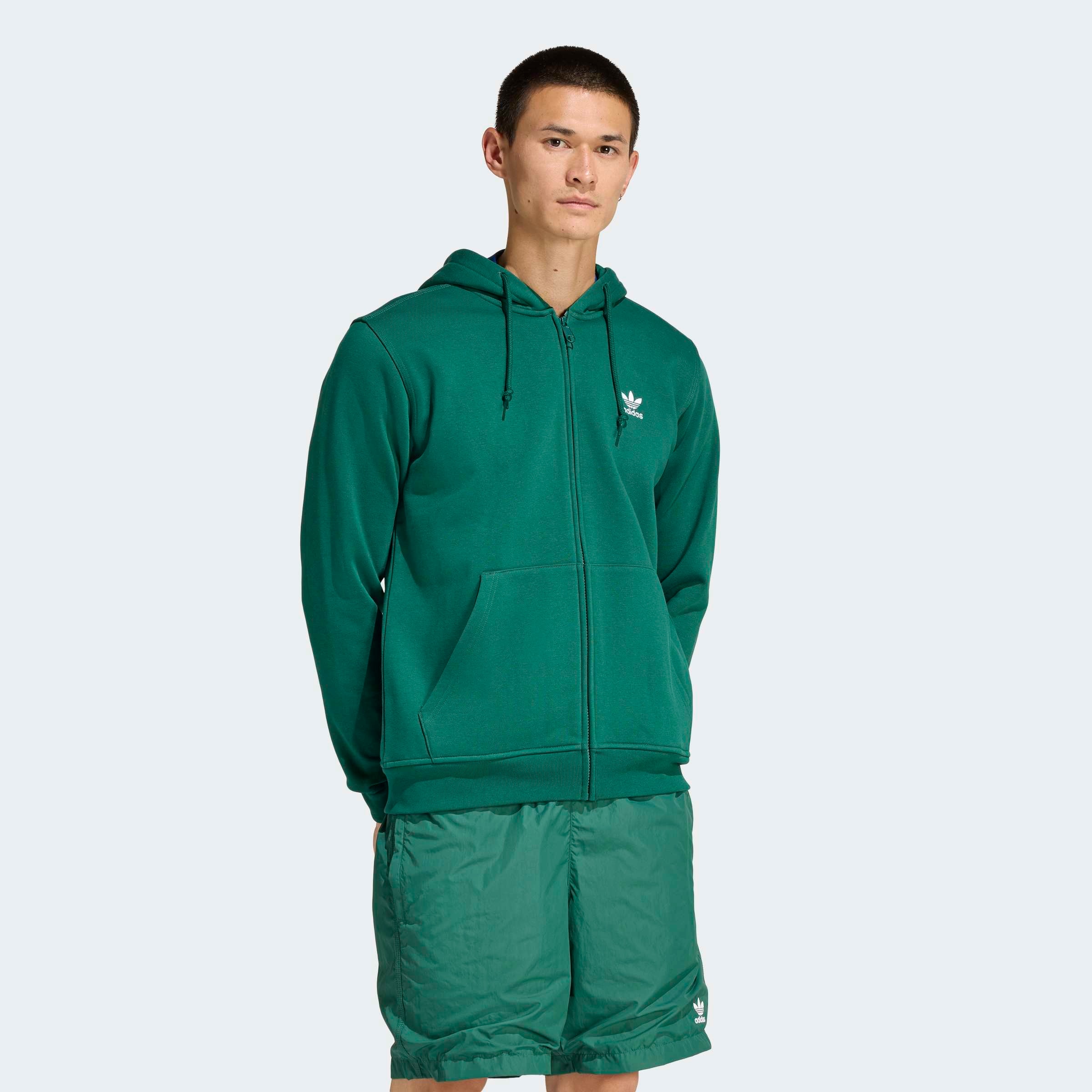 adidas Originals Kapuzensweatshirt »TREFOIL ESSENTIALS«, Full Zip Hoddie, Kapuzenpullover, Kapuzenjacke mit Reissverschluss
