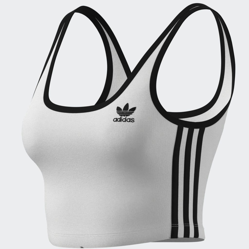 adidas Originals Tanktop »3S BRA TOP« sportliche Schnittform, aus Baumwolle und Elasthan