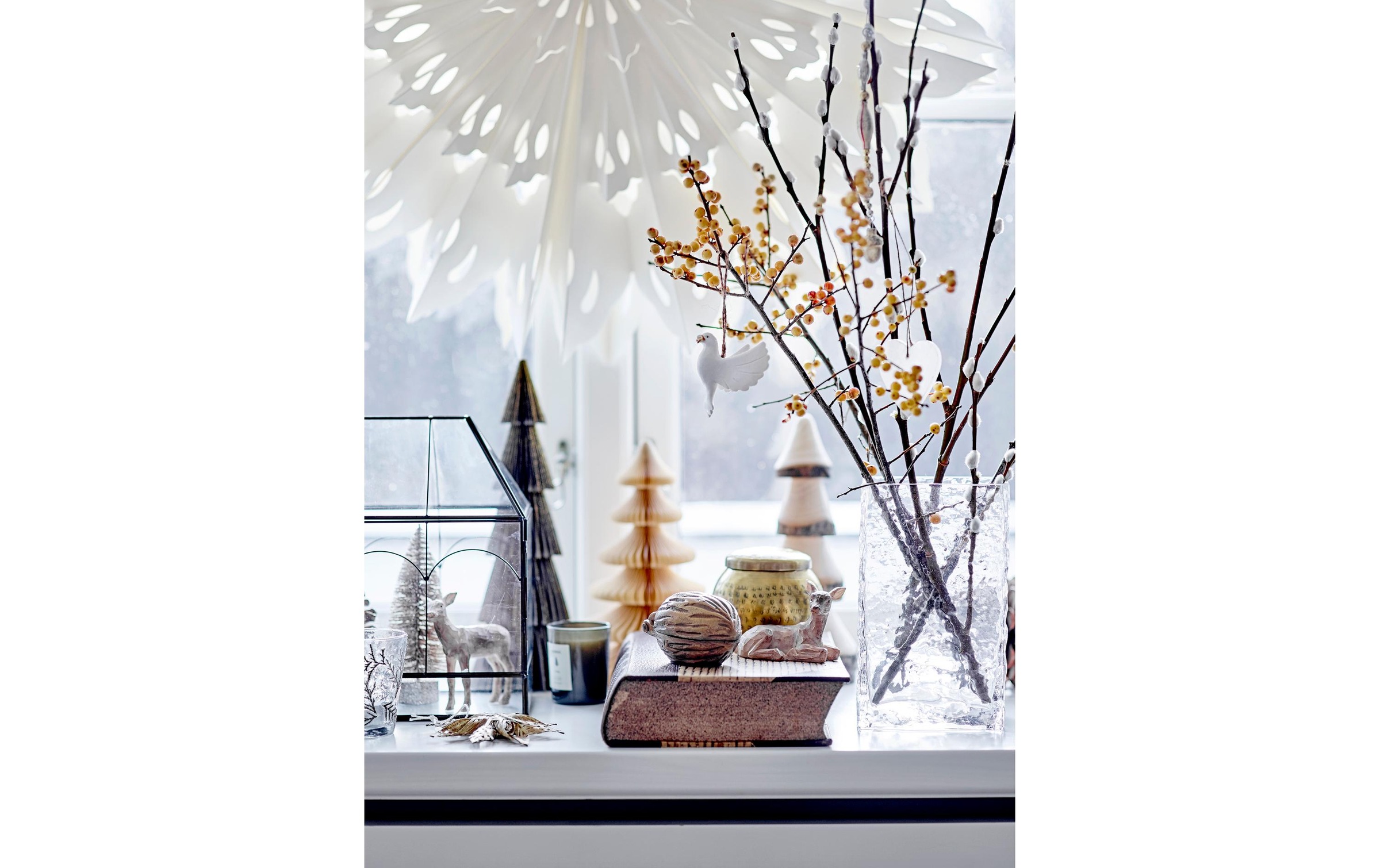 Bloomingville Weihnachtsfigur »Tuan Hirsch, 3-teilig«