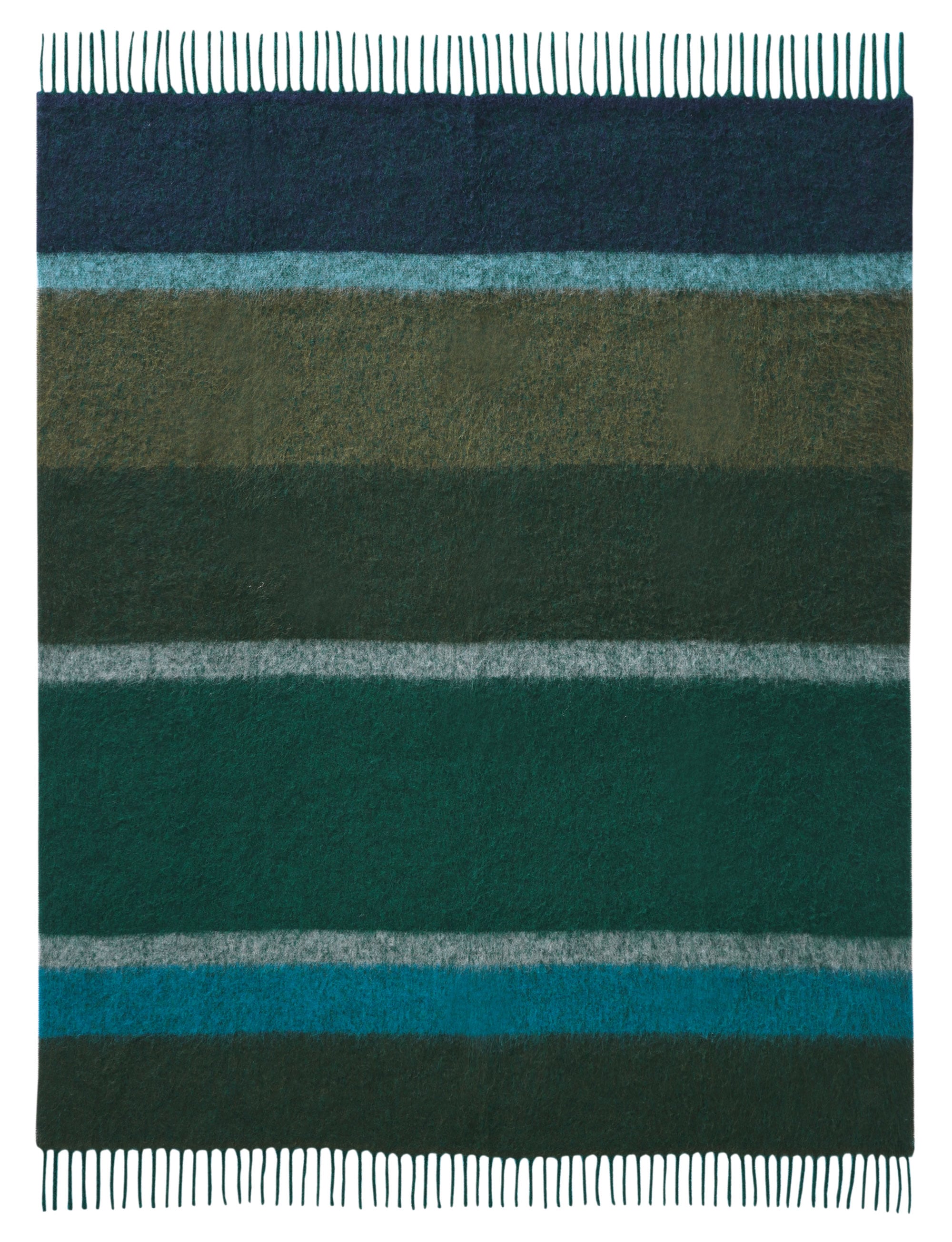 Biederlack Plaid »Flausch Look mit hochwertigen Fransen« Flausch-Optik