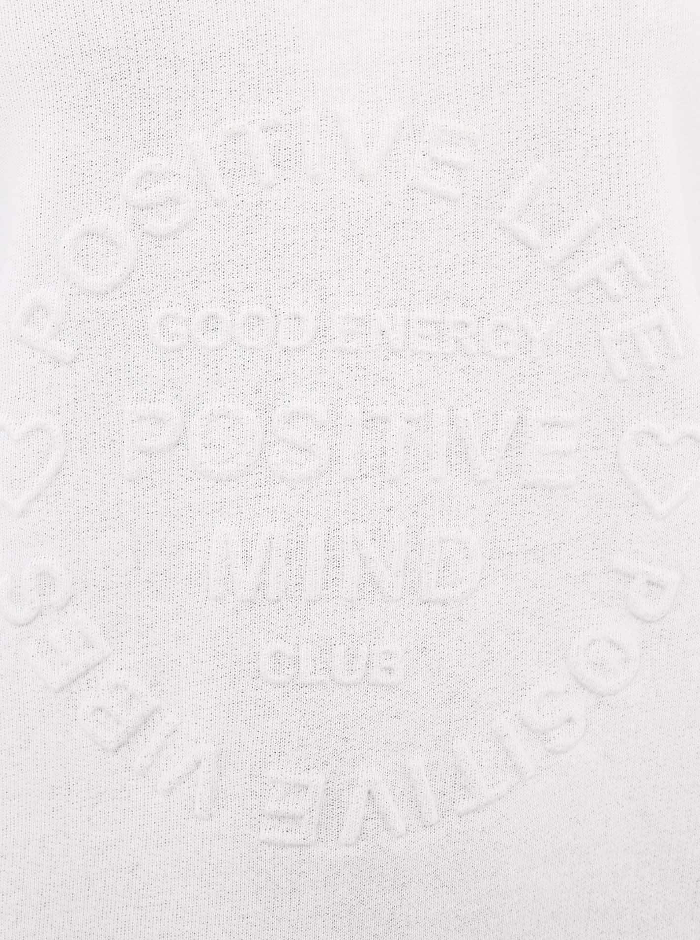 Zwillingsherz Sweatshirt »„Positive Mind Neon Kante”«, mit Kontrastnaht, V-Neck, washed out Optik, langarm
