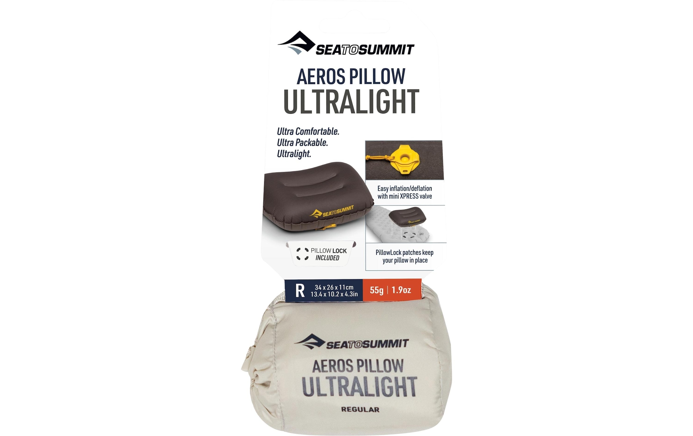 sea to summit Reisekissen »Ultralight Pillow Regular«