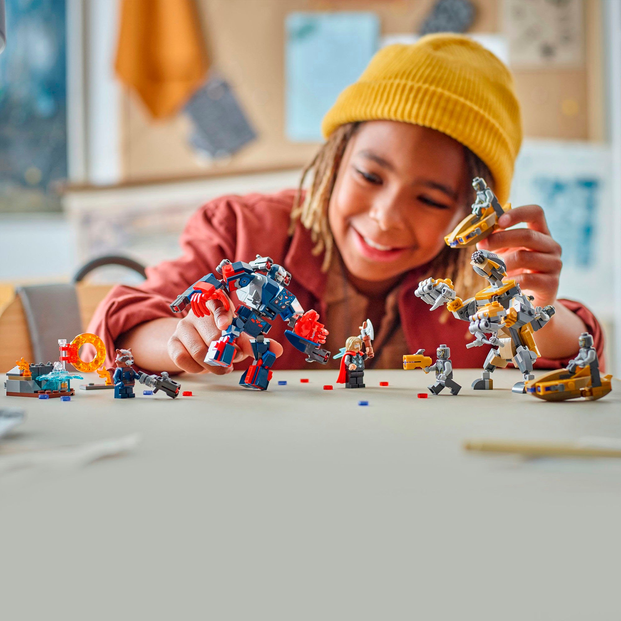 LEGO® Konstruktionsspielsteine »Avengers: Endgame Thor vs. Chitauri (76322), LEGO Super Heroes« Made in Europe