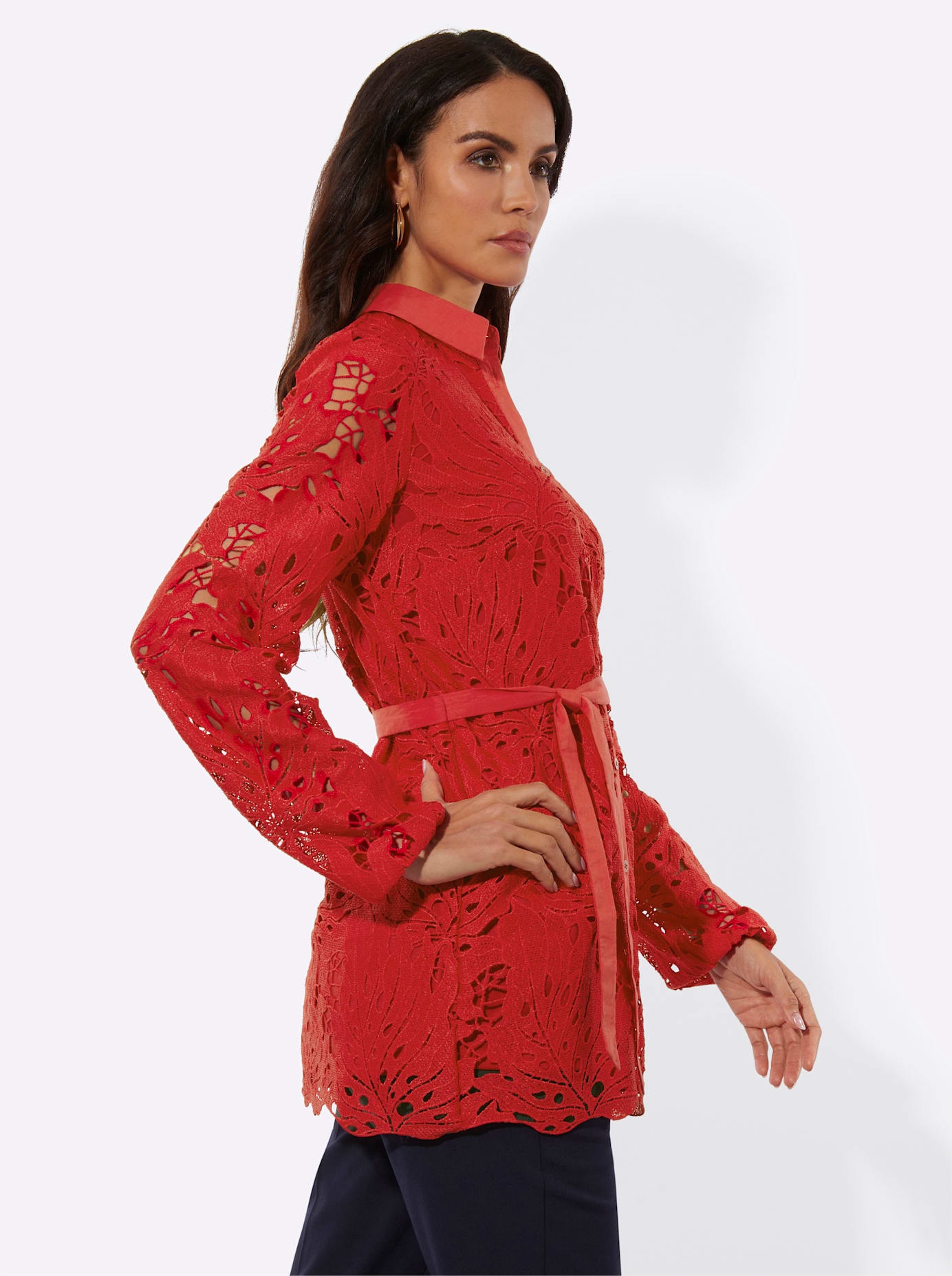 creation L Blouse en dentelle