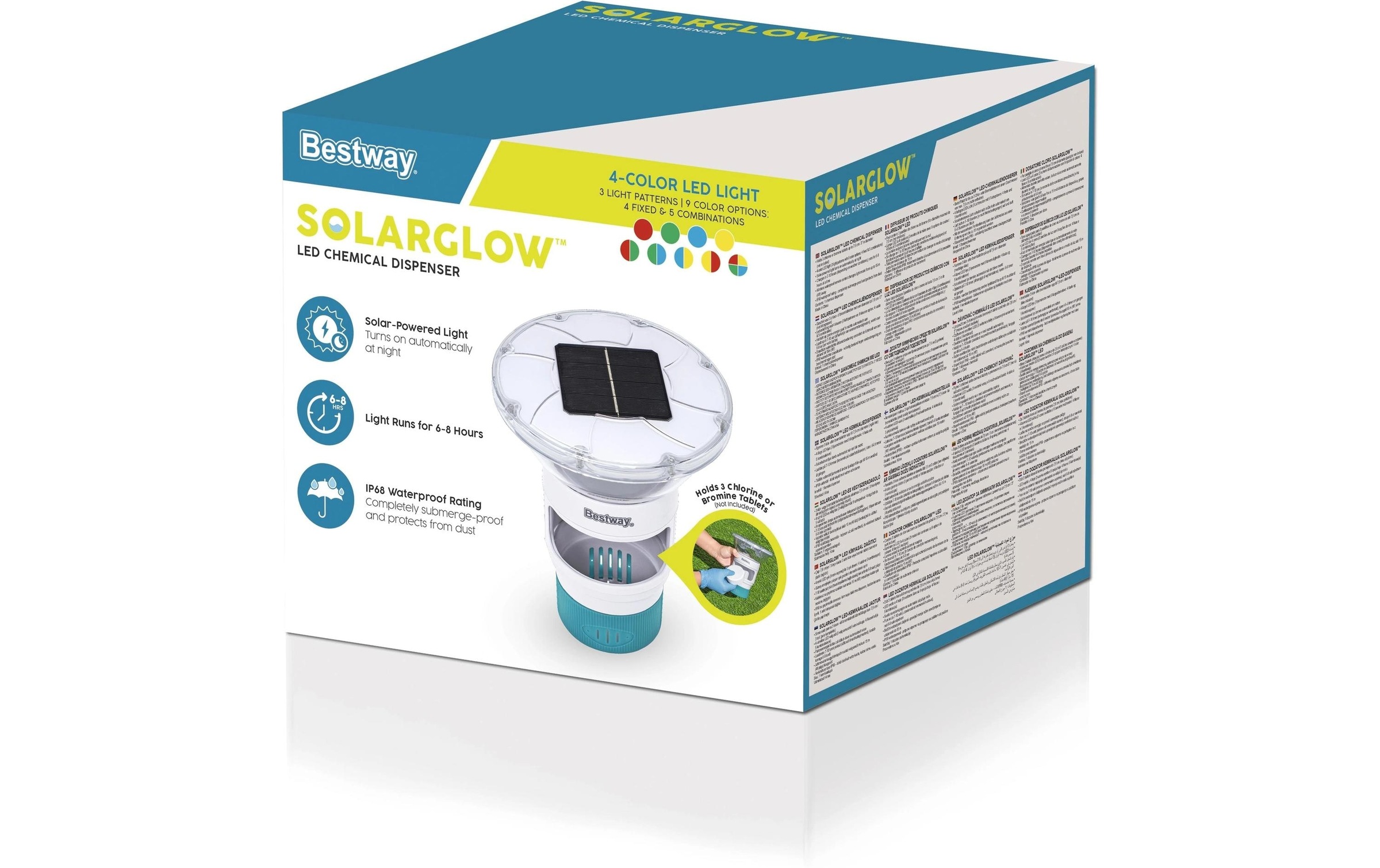 Bestway Doseur de chlore »SolarGlow LED«