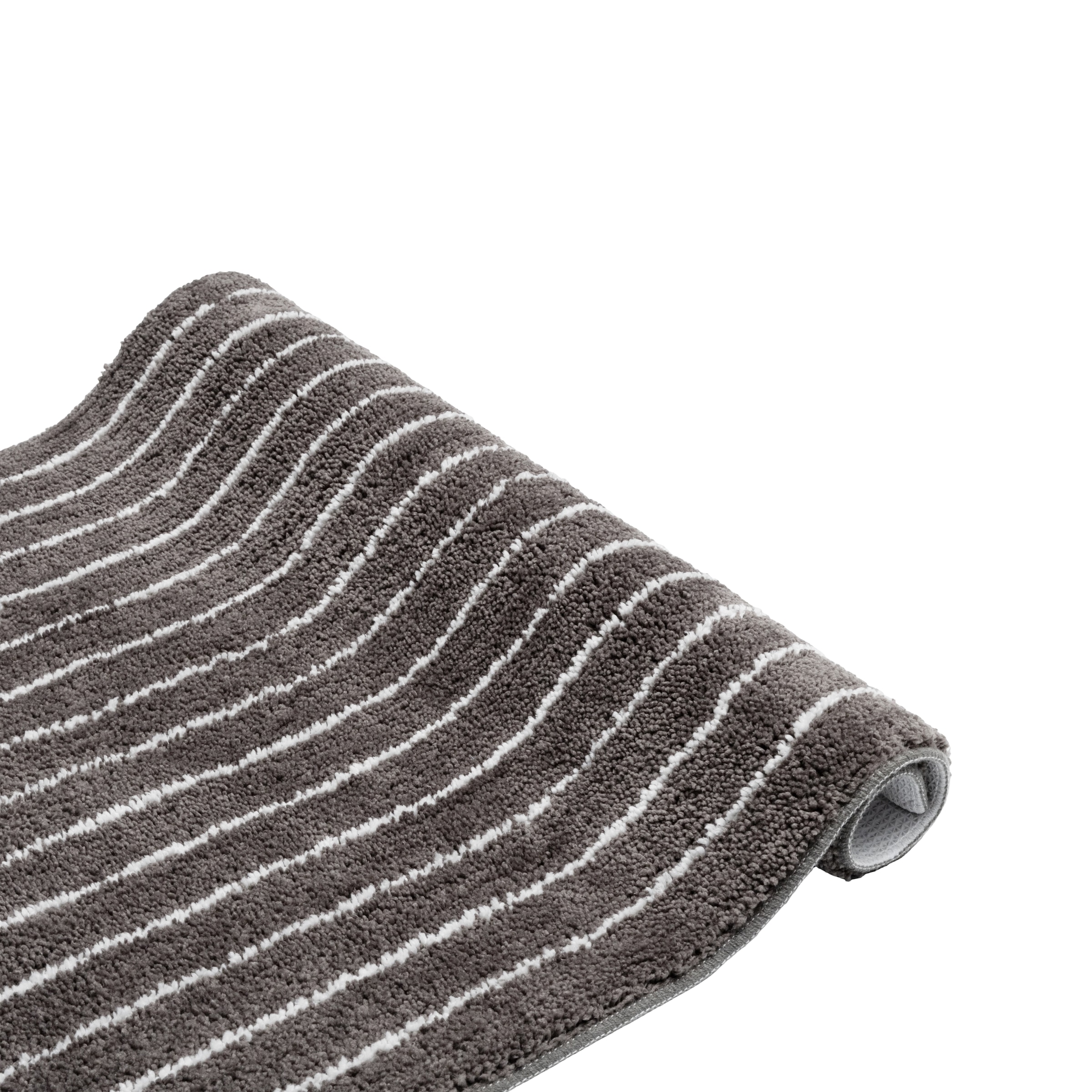 LeGer Home by Lena Gercke Badematte »Tamsin, Badvorleger, Badezimmer Teppich, Duschvorleger« Höhe 10 mm rutschhemmend beschichtet fussbodenheizungsgeeignet | schnell trocknend Streifen, modern