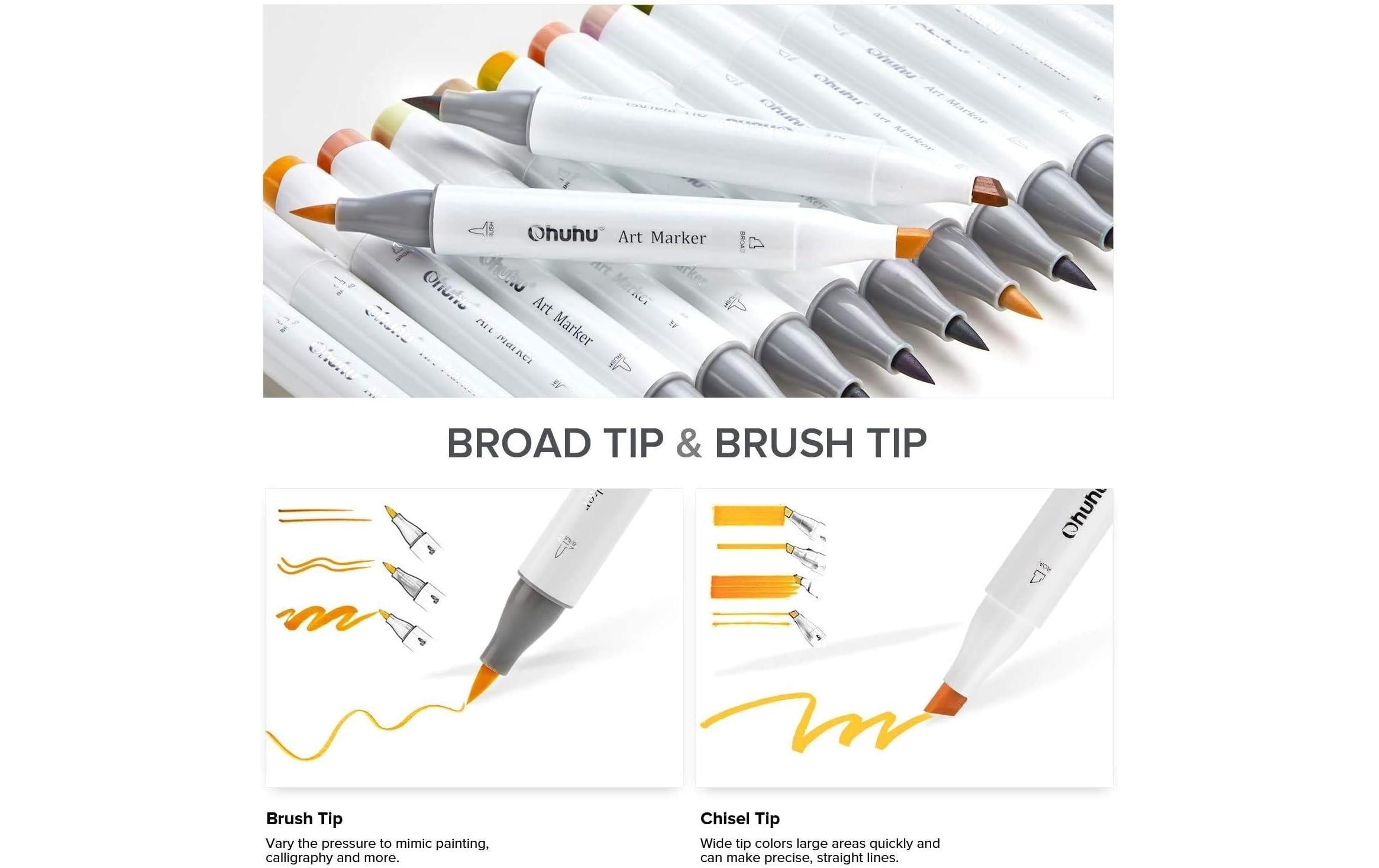   Marqueur »Ohuhu Honolulu Hautfarben, 24 Stück«