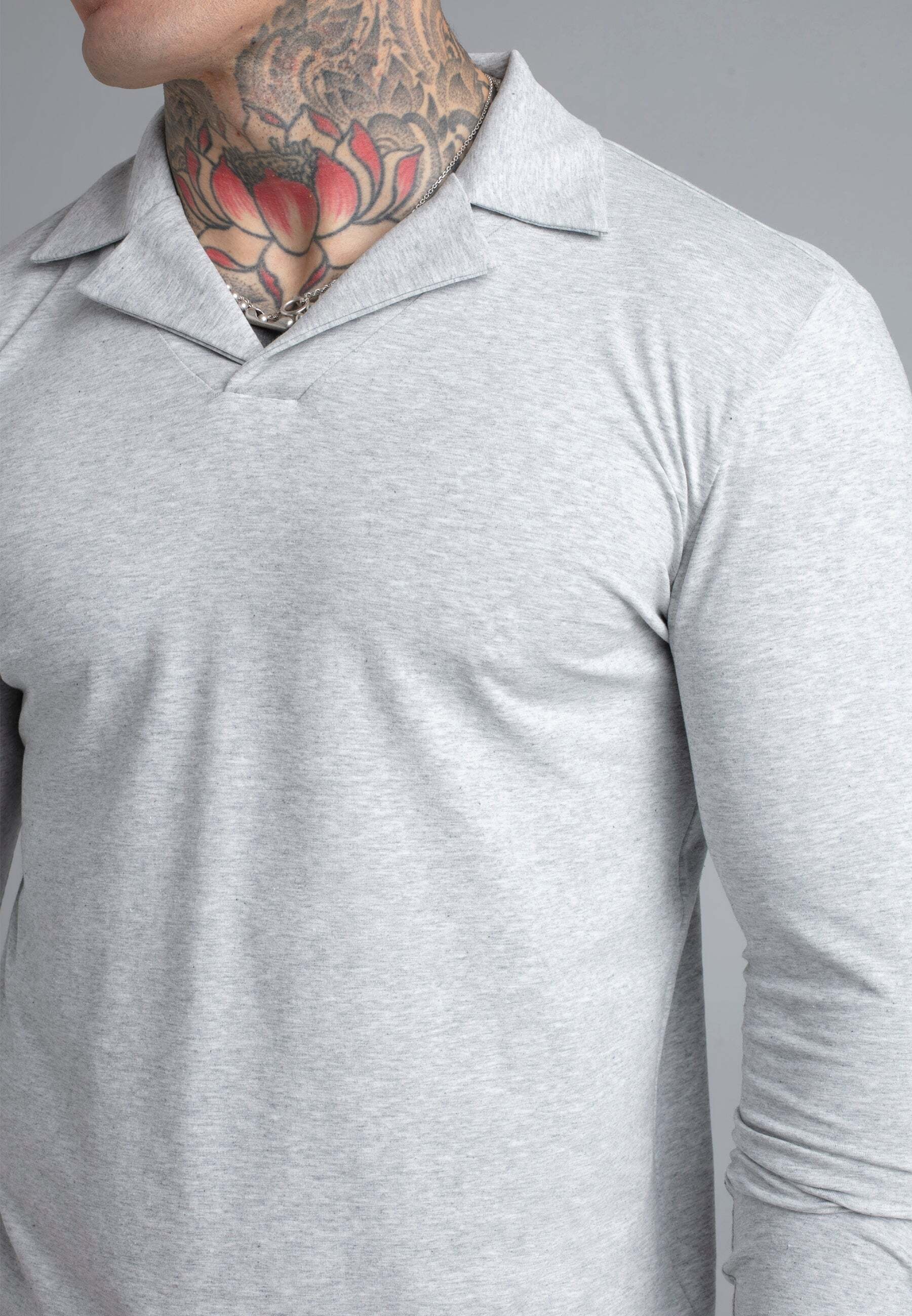 Siksilk Langarm-Poloshirt »Siksilk Langarmpolo Revere«