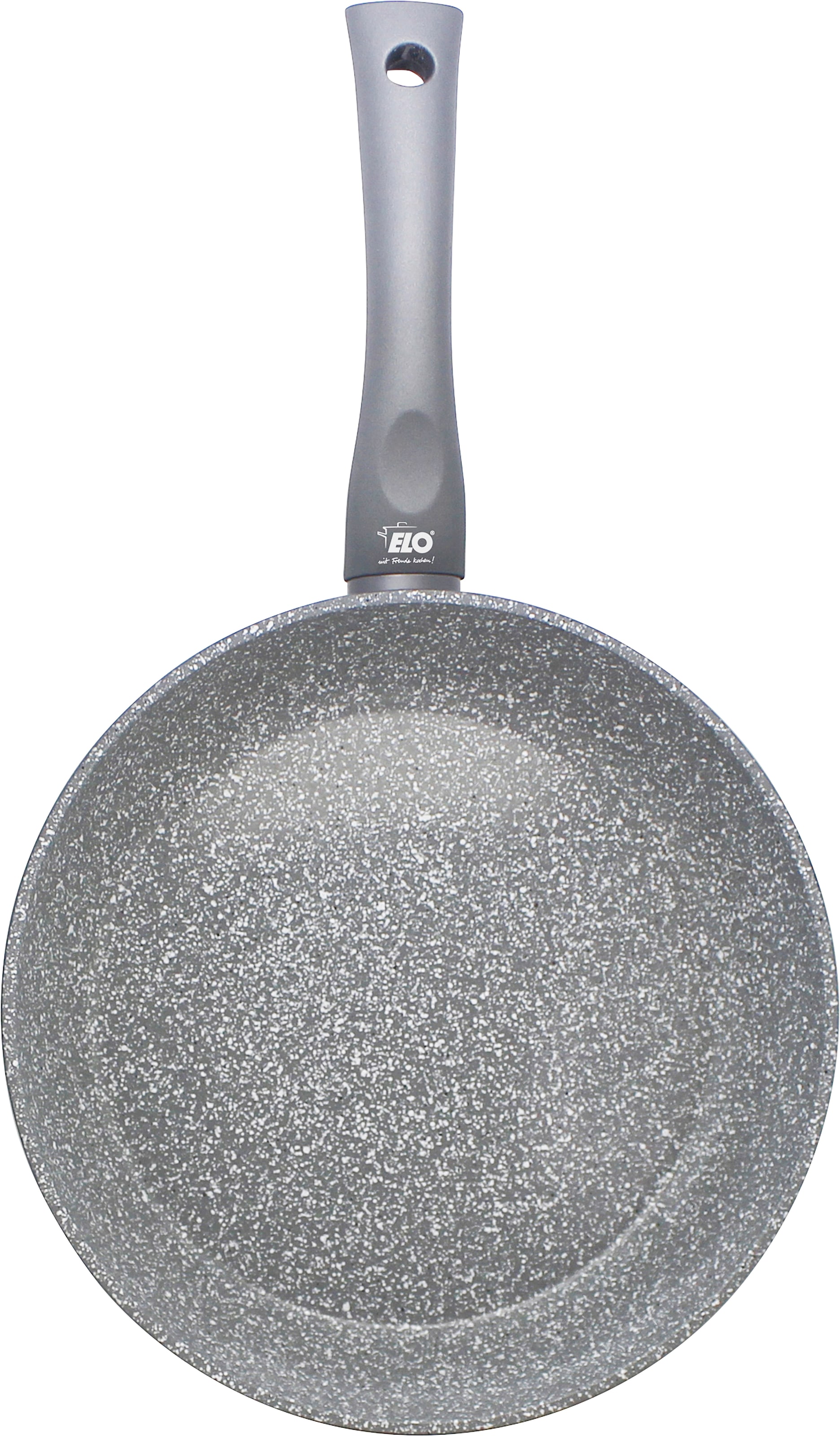 Elo Basic Poêle à frire »Colorio mit farbigem Protektor« Aluminium 1 tlg. hellgrau mit passendem Pfannenschoner
