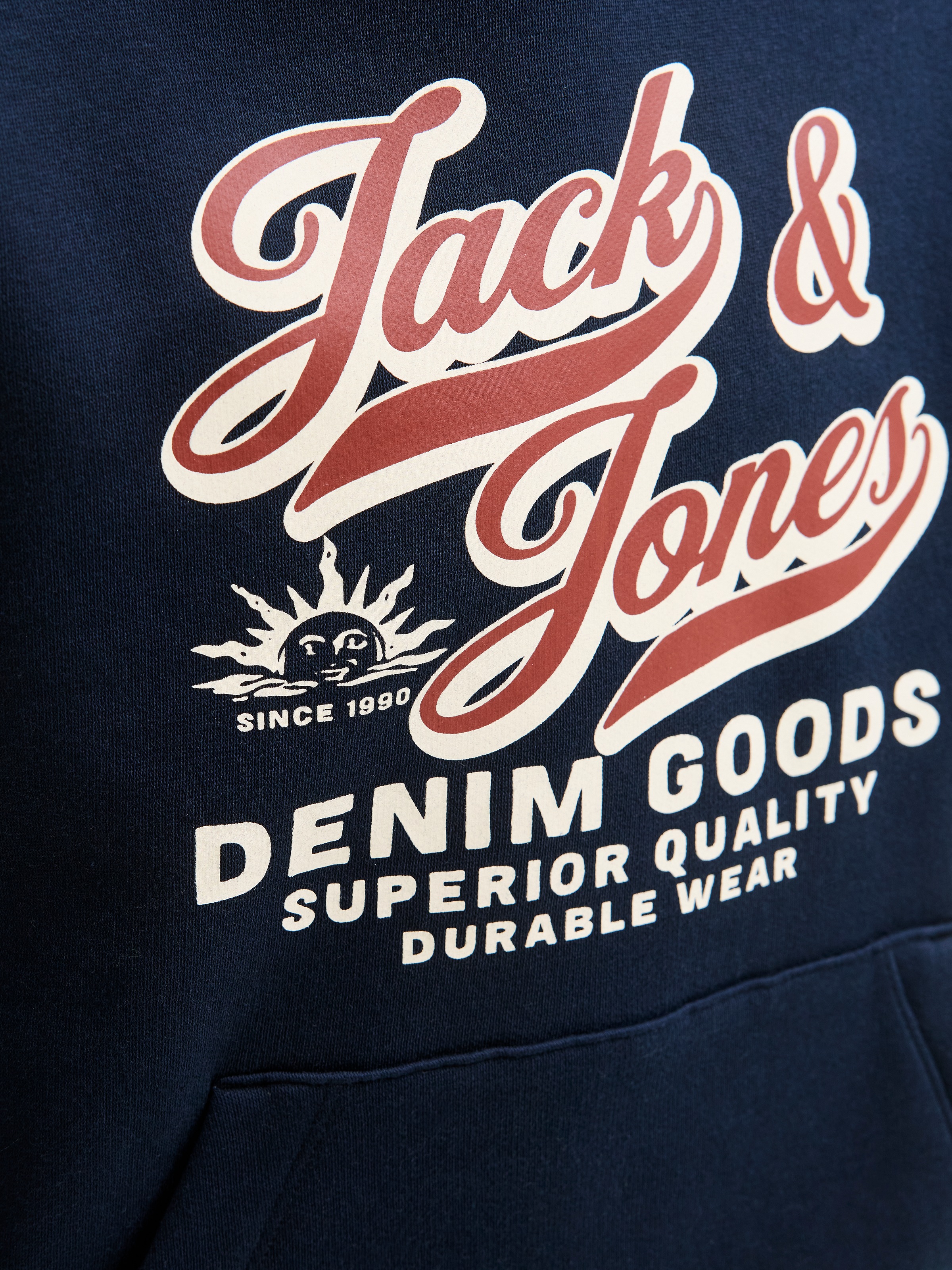 Jack & Jones Junior Kapuzensweatshirt »JJELOGO SWEAT HOOD 2 COL AW25 NOOS JNR«
