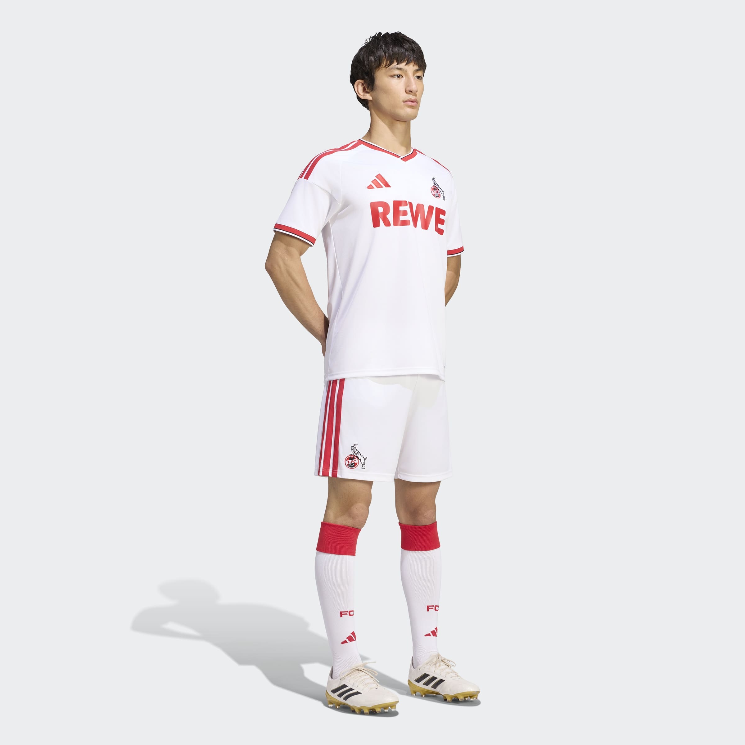 adidas Performance Maillot de foot »1. FC KÖLN 26/27 HEIMTRIKOT« avec technologie Climacool®, col en V, détail thermoprint