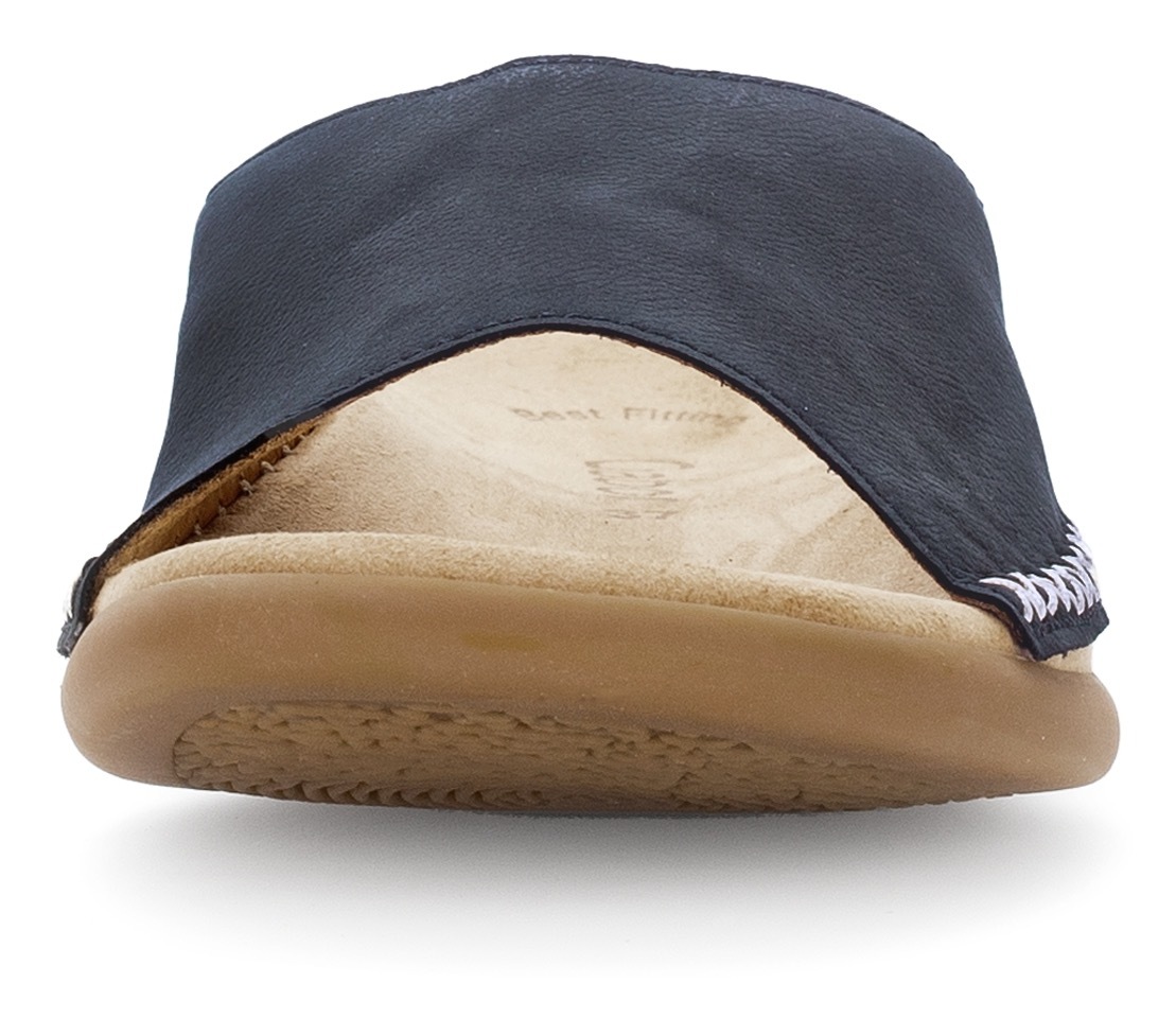 Gabor Pantolette  , Keilabsatz, Sommerschuh, Schlappen in schlichter Form