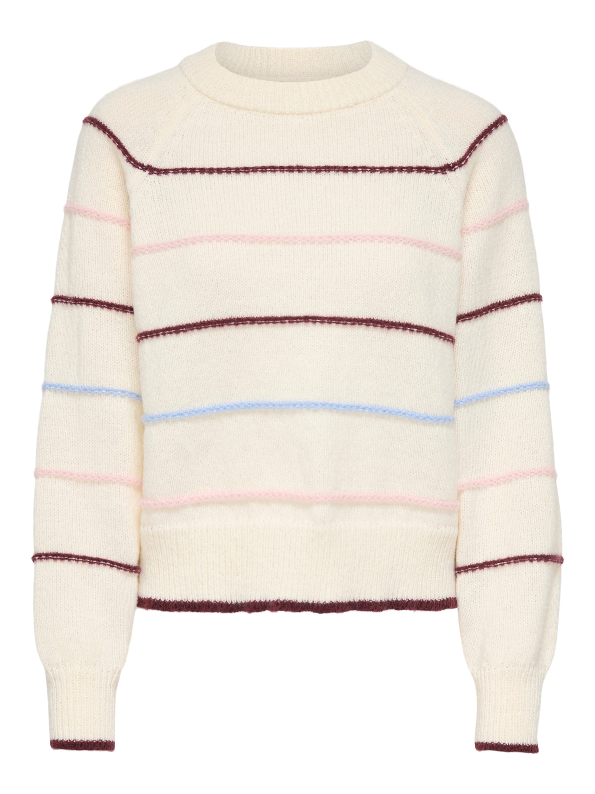 ONLY Pull en tricot »ONLADORA LS O-NECK NCA KNT« Kunstfaser, regular fit