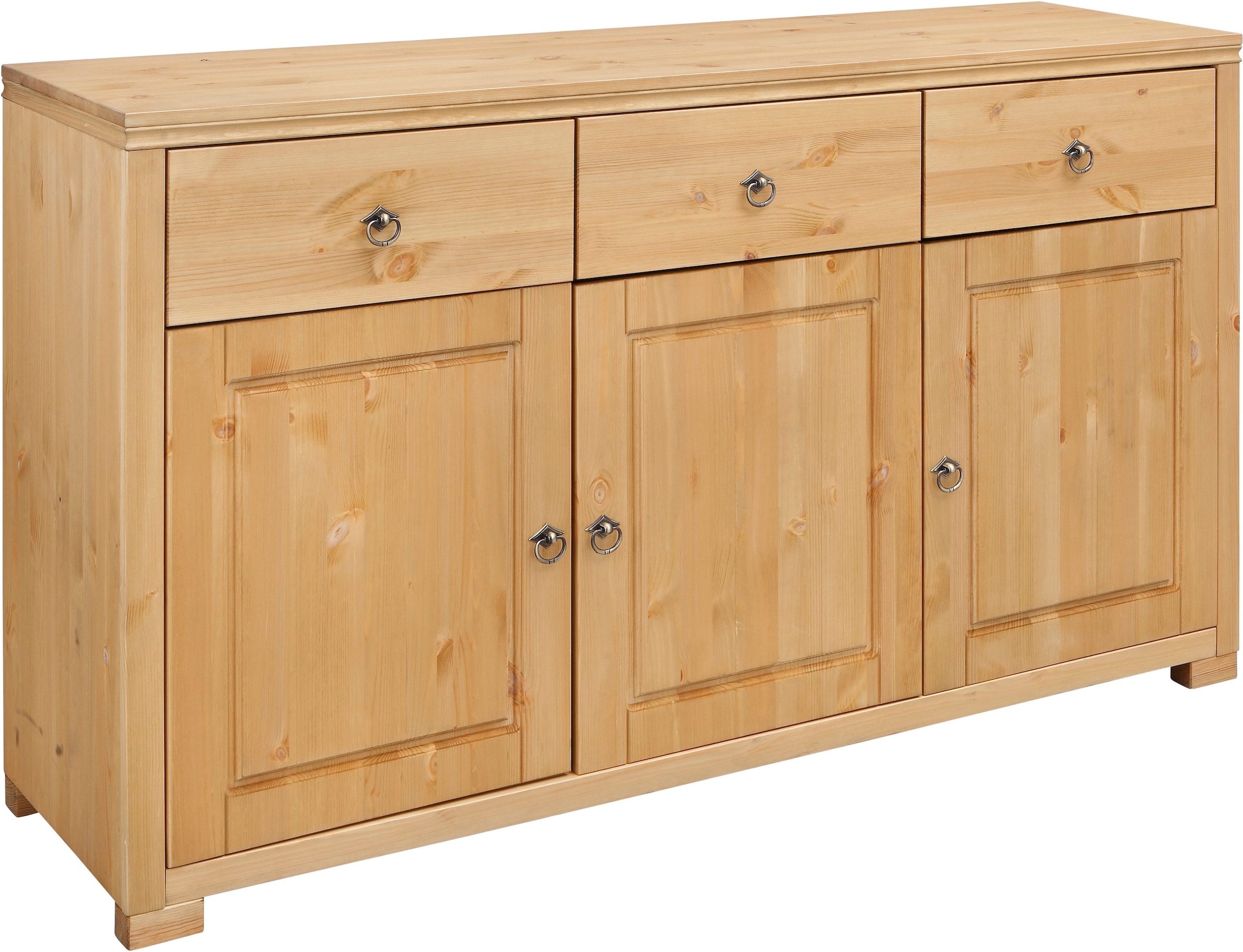 GOODproduct Sideboard »Gotland« Kommode, Breite 147 cm, aus massiver Kiefer, FSC®