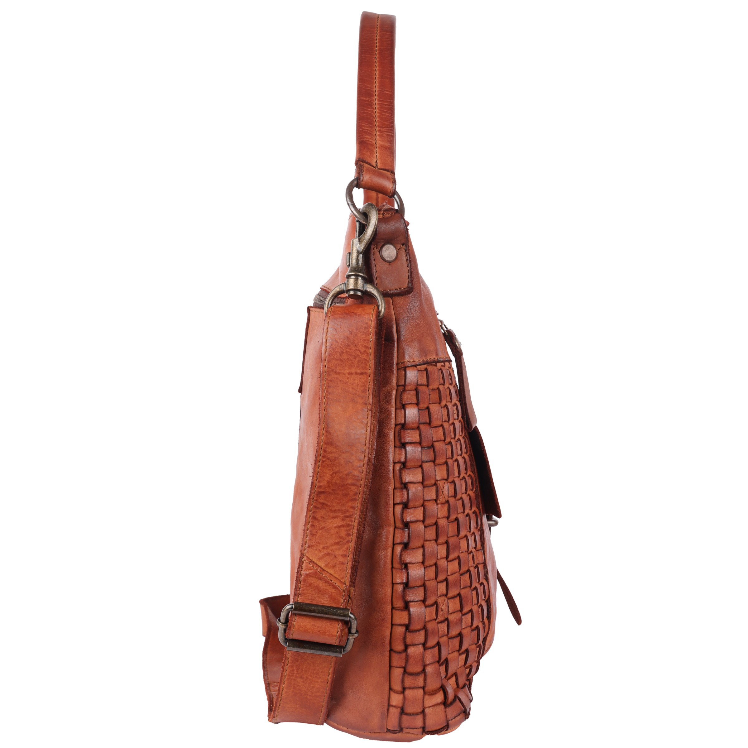 HARBOUR 2nd Sac à main »Iris« Damen Umhängetasche, Schultertasche, Tragetasche in Flechtoptik