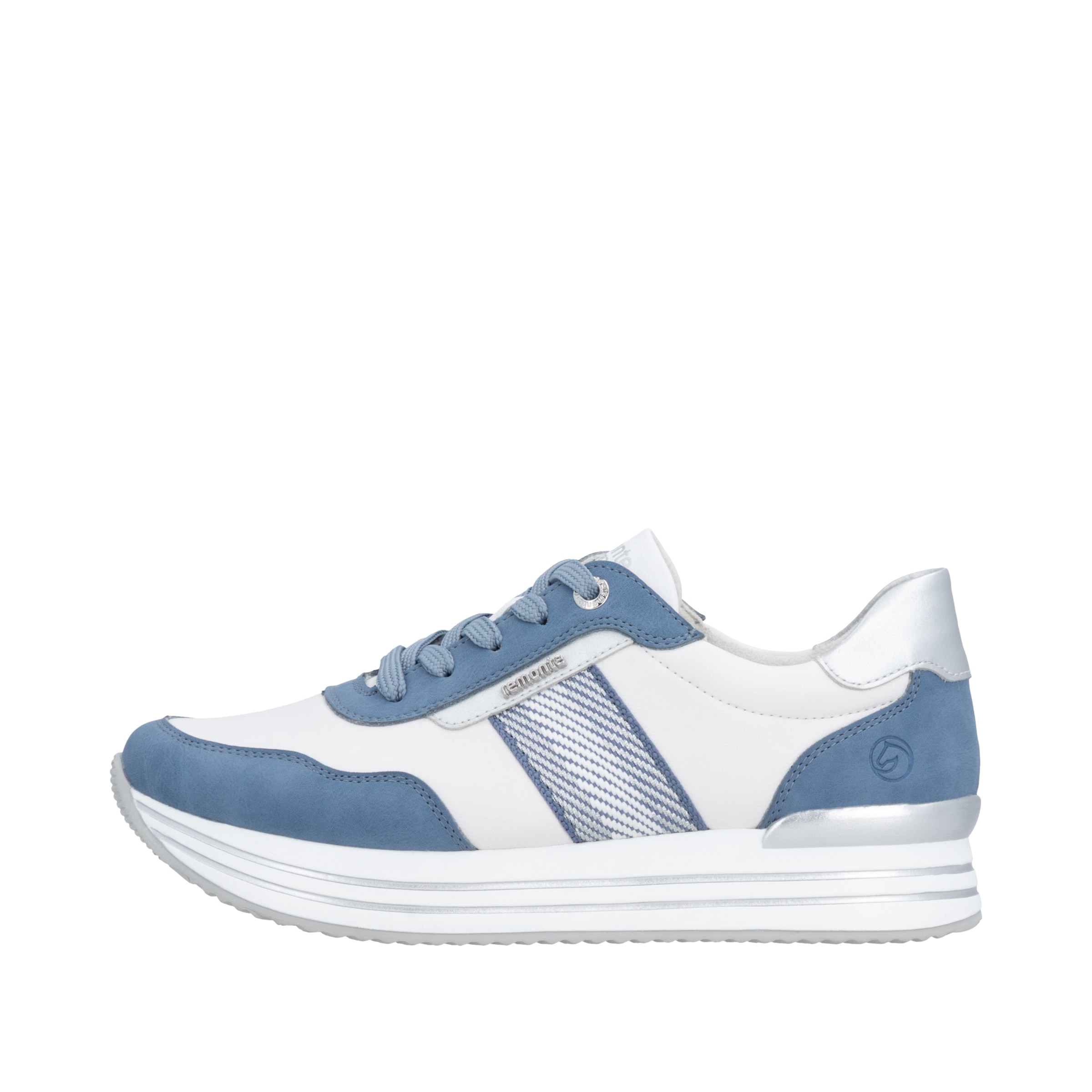 Remonte Plateausneaker  Halbschuh, Schnürschuh mit Metallicdetails und Softfussbett