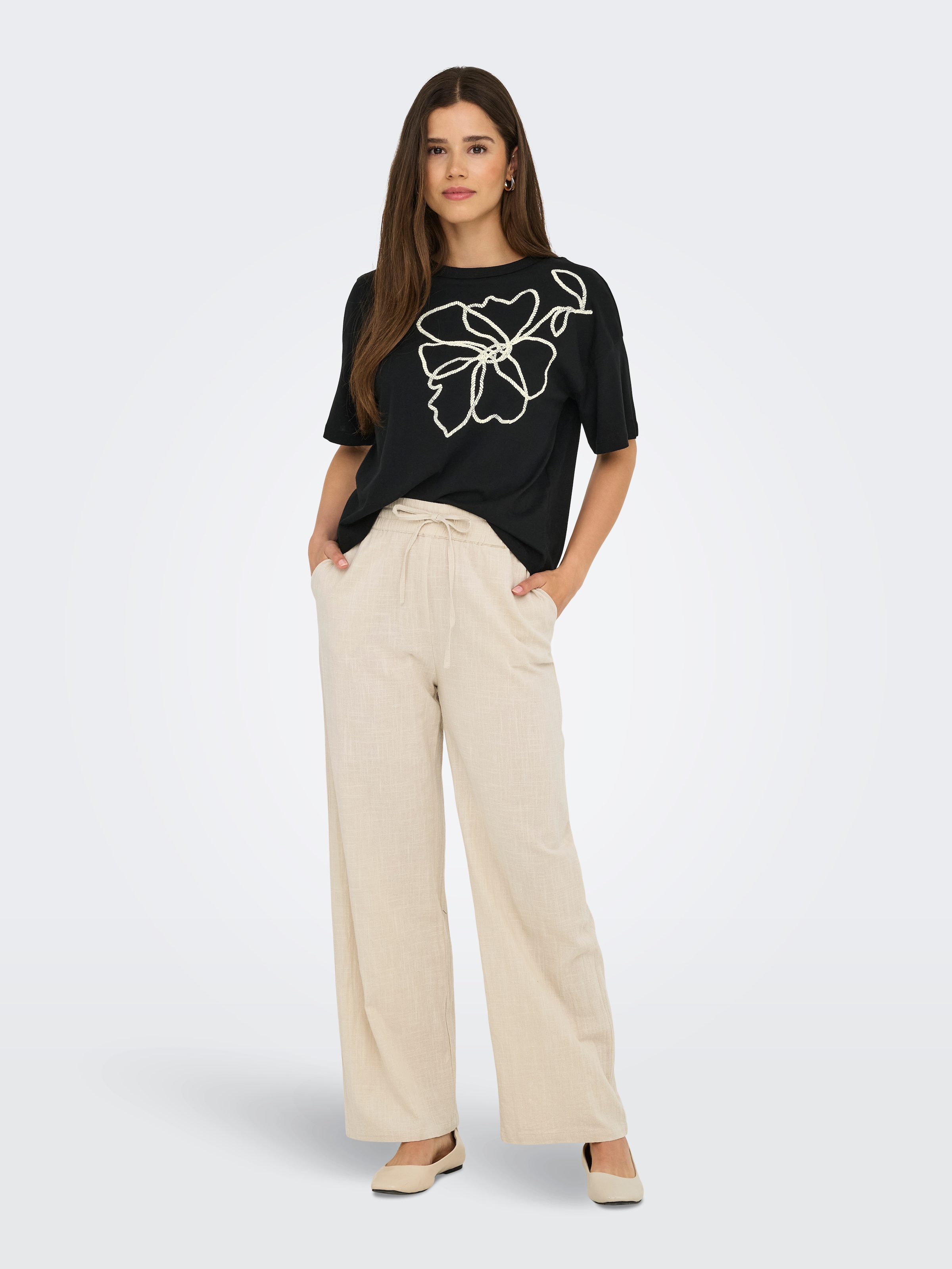 ONLY Schlupfhose »ONLTIZANA COTTON LOOSE PANTS WVN NOOS«