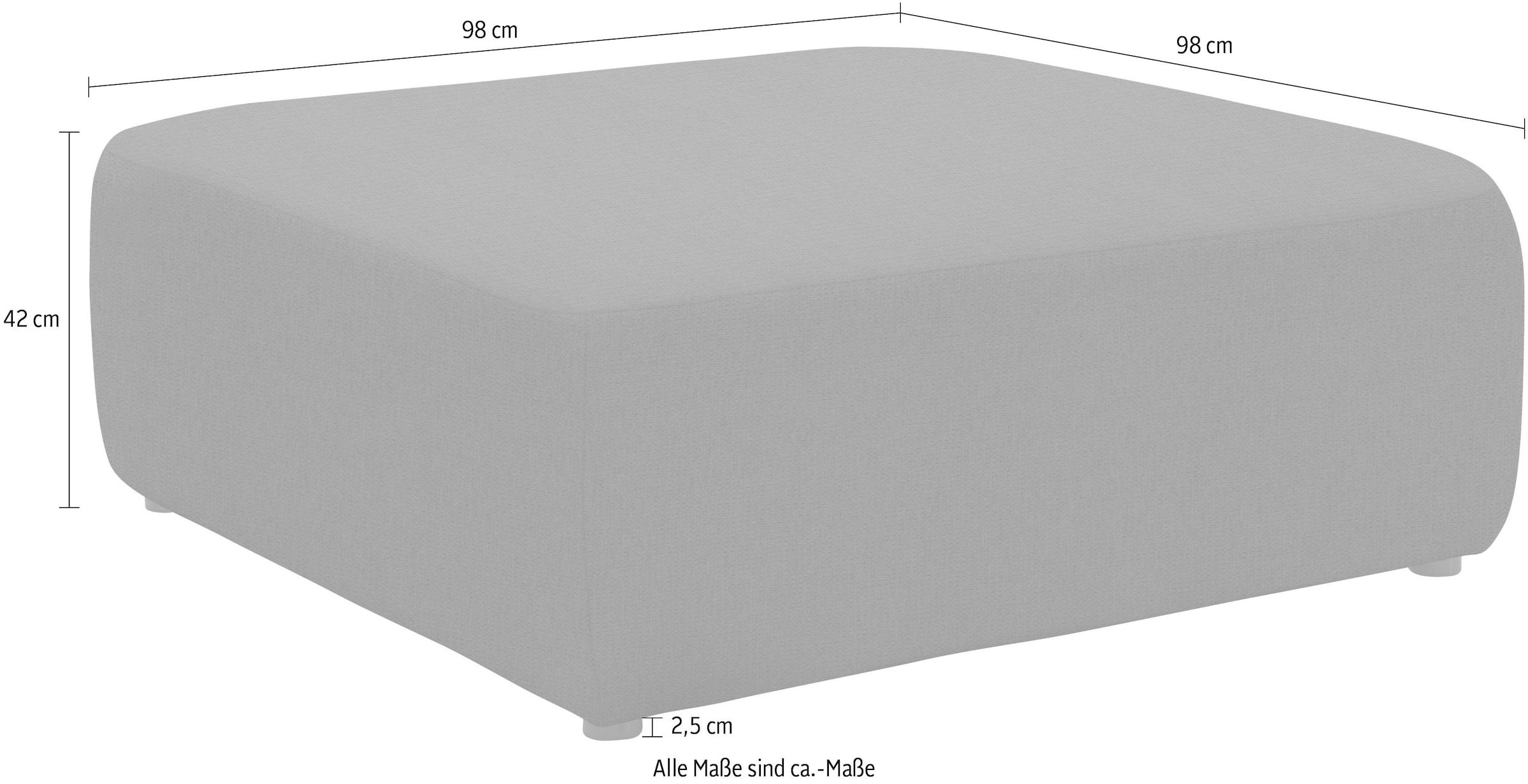 Home affaire Polsterhocker »Utvik« passend zur Polster-Serie UTVIK